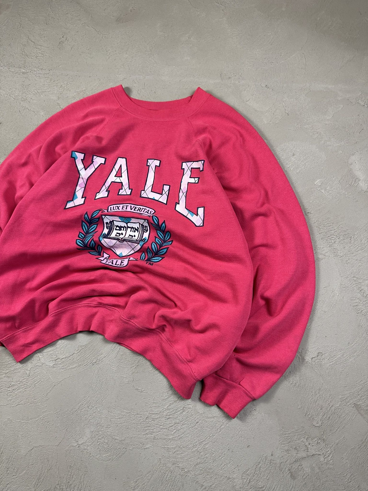Hanes 80s Vintager Yale University Hanes Boxy Crewneck Size US L / EU 52-54 / 3 - 3 Thumbnail