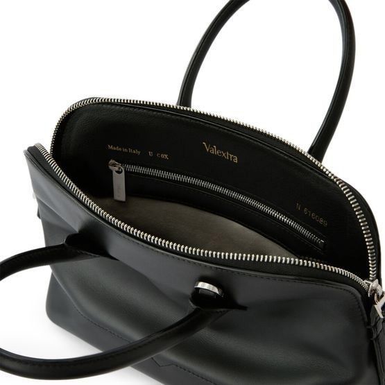Valextra VALEXTRA Mini Sublime Black Leather Handbag New & Authentic Size ONE SIZE - 3 Thumbnail