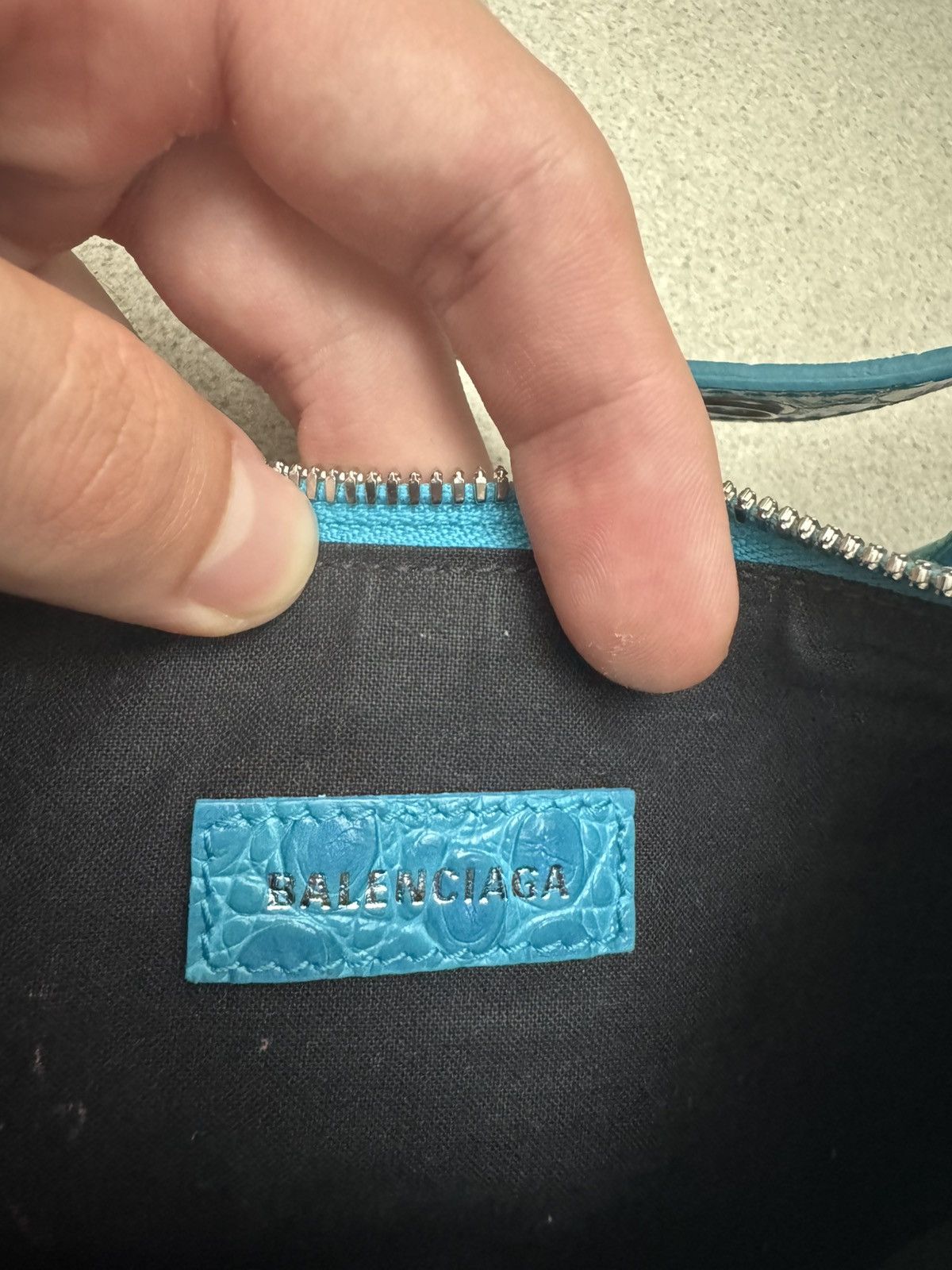Balenciaga Balenciaga Le Cagole Shoulder Bag Turquoise Size ONE SIZE - 6 Thumbnail