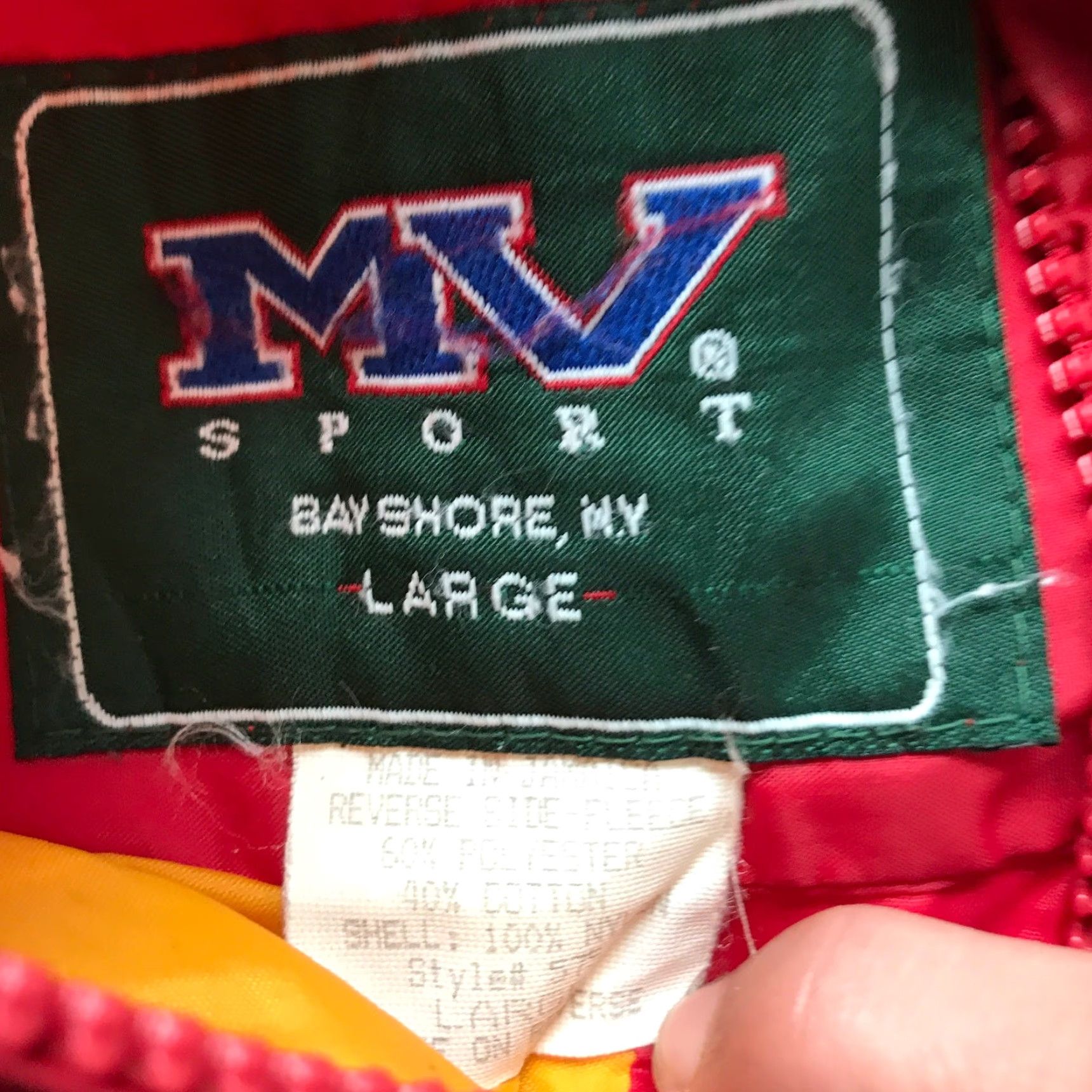 Vintage VINTAGE Ohio State Buckeyes Reversible Jacket Hood Mens L Red Gray MV Sport Jacket Coat Size US L / EU 52-54 / 3 - 2 Thumbnail