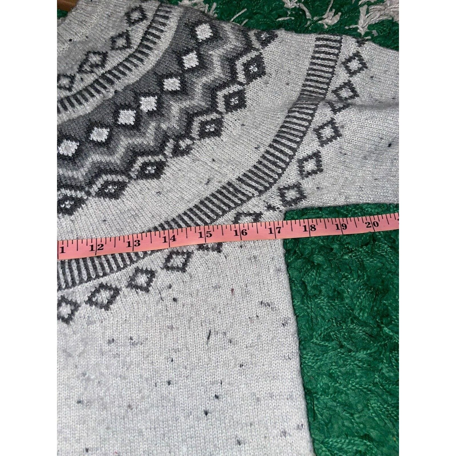 Vintage Women's Original Weatherproof Vintage Sweater Gray Outerwear Size XS / US 0-2 / IT 36-38 - 9 Thumbnail