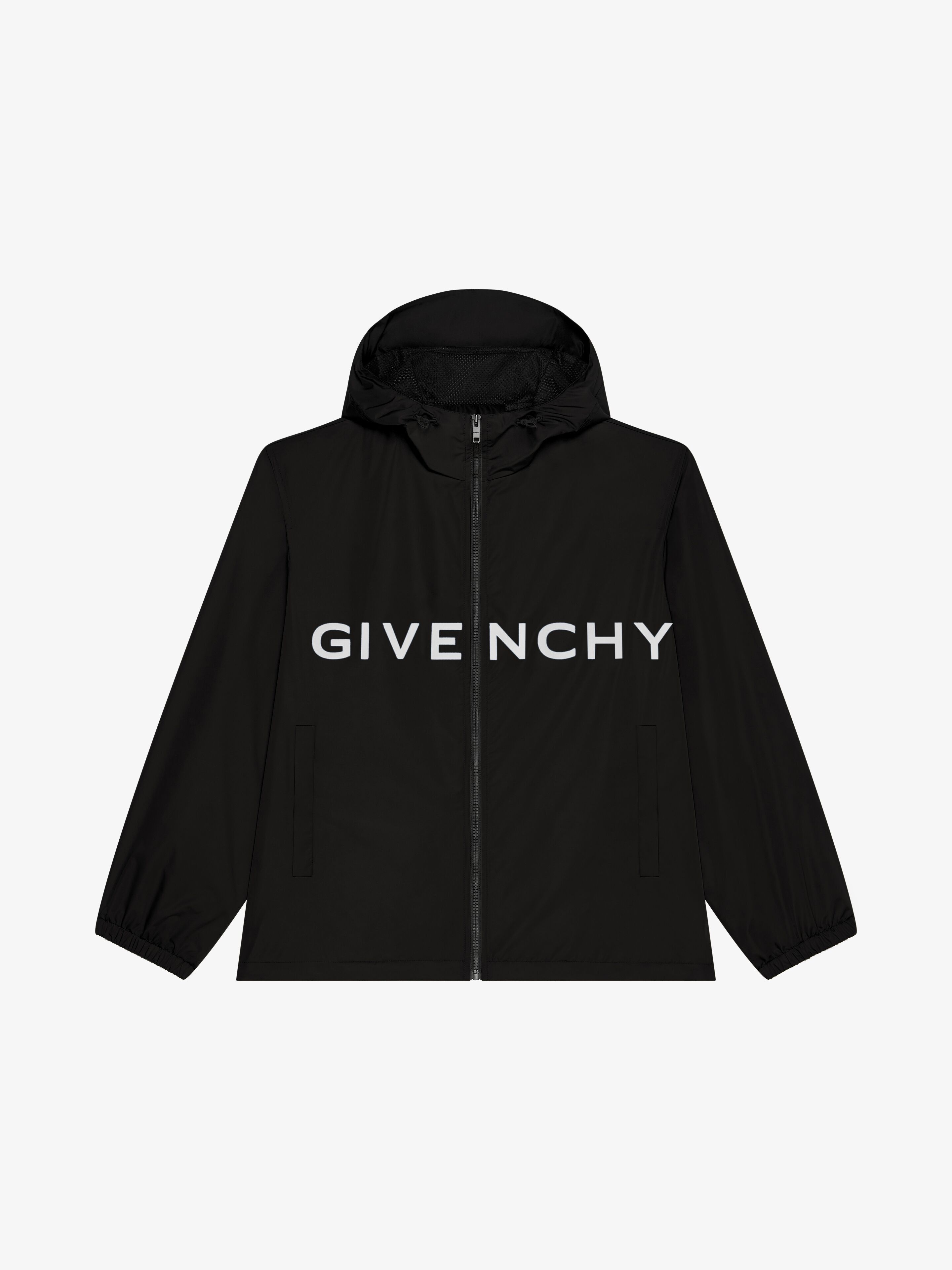 Givenchy o1w1db10925 Windbreaker Jacket in Black Size US M / EU 48-50 / 2 - 1 Thumbnail