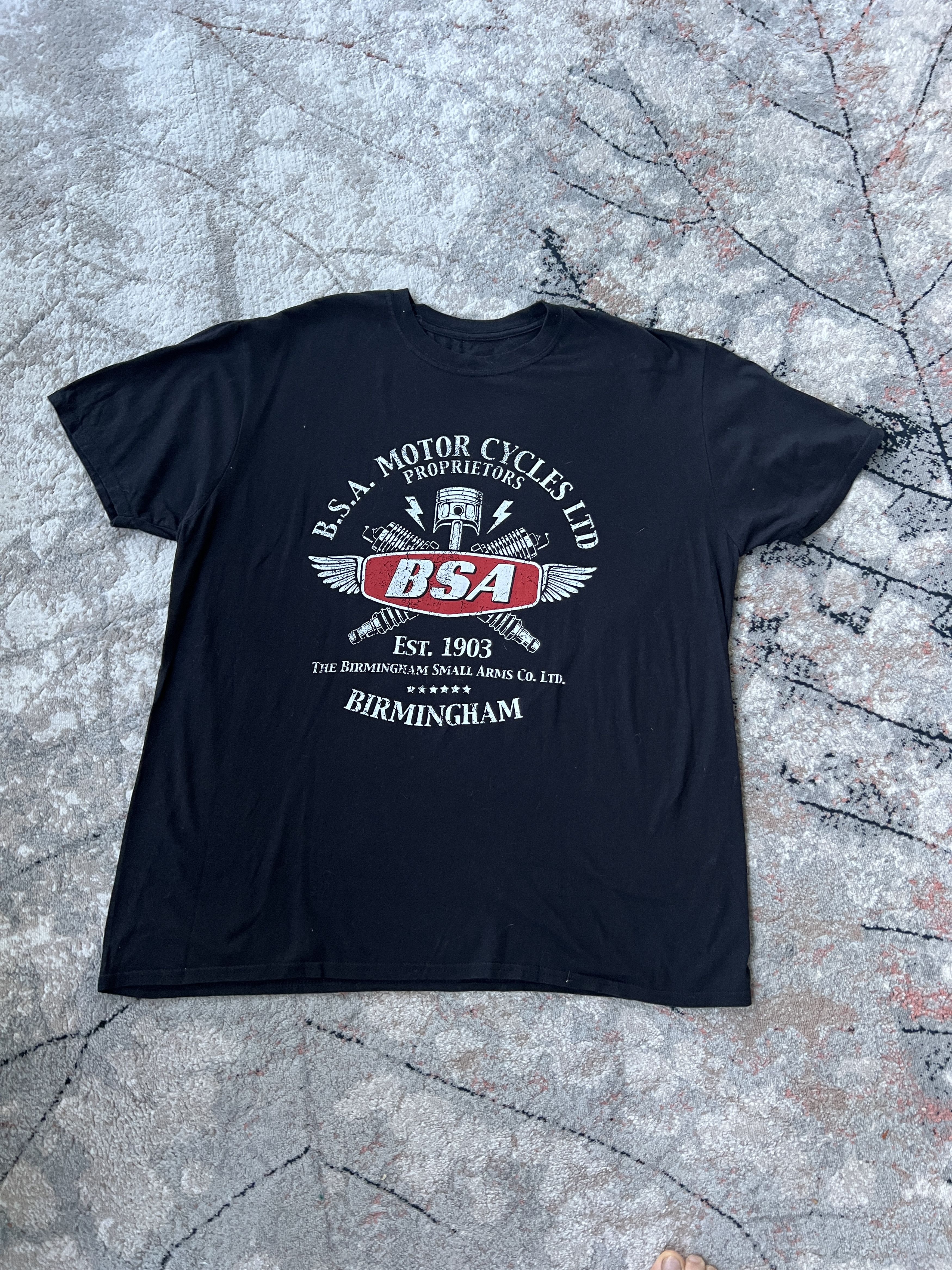 Other BSA Motor Cycles LTD Birmingham Tee Size US XL / EU 56 / 4 - 1 Thumbnail