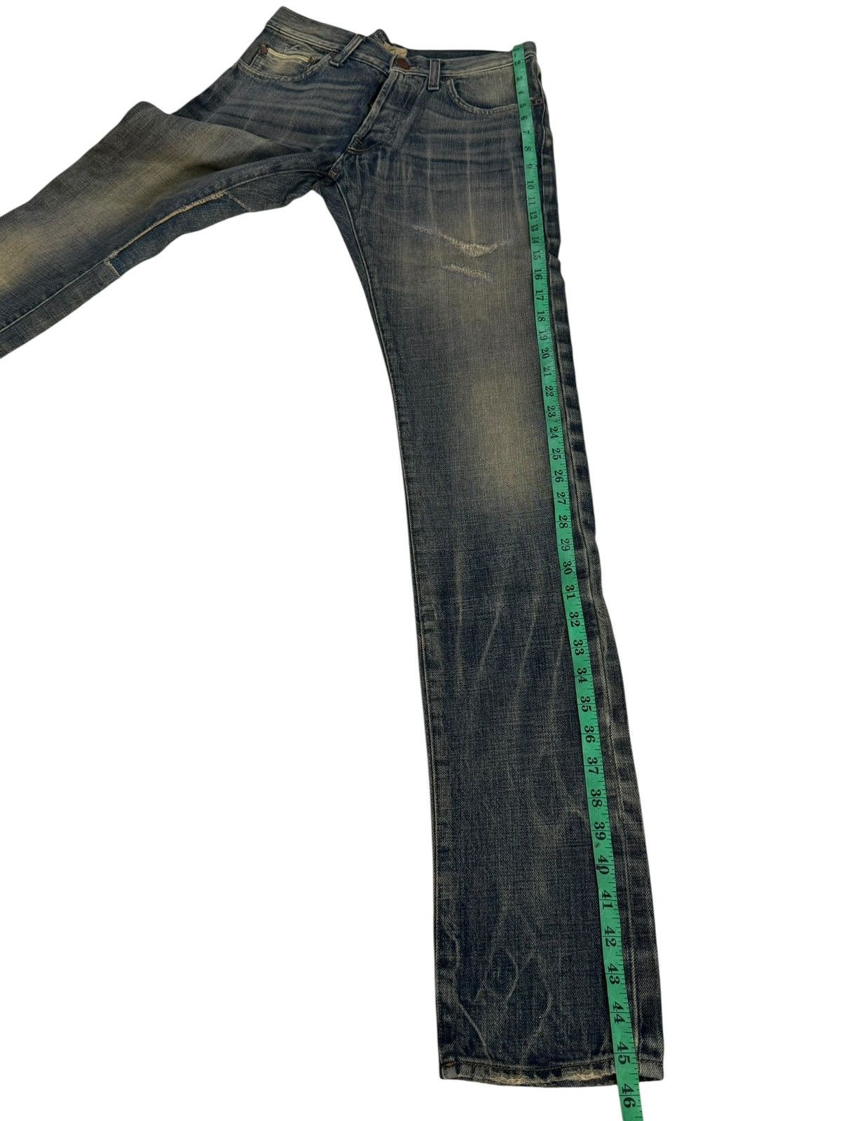 Energie Patchwork Jeans Distressed Energie Italy Selvedge Denim Size US 28 / EU 44 - 12 Thumbnail