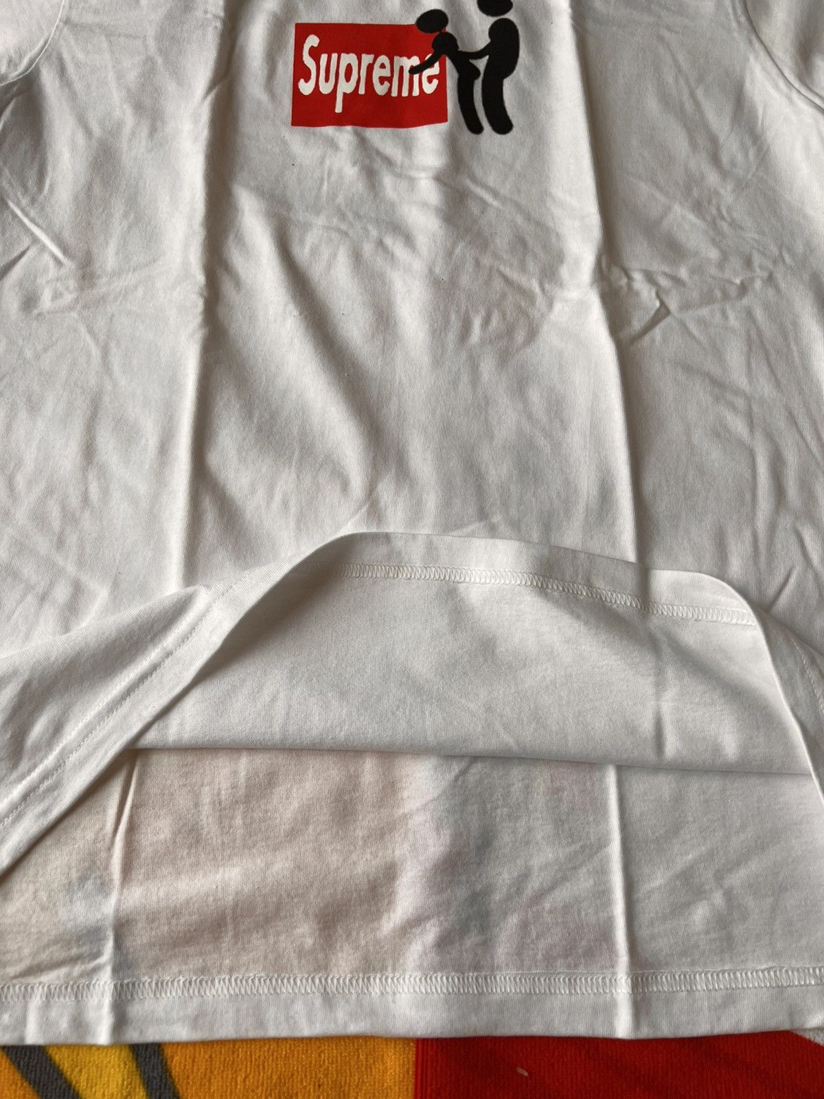 Supreme Supreme Stick Figure xxx sex doggy t-shirt white box logo Size US M / EU 48-50 / 2 - 14 Thumbnail