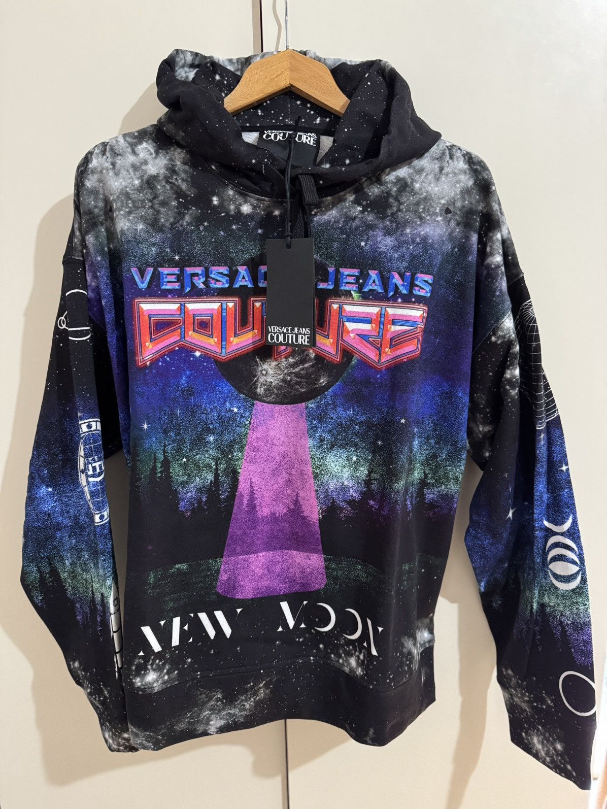Versace Jeans Couture Versace Jeans Couture “New Moon” Hoodie – Size M Size US M / EU 48-50 / 2 - 2 Thumbnail
