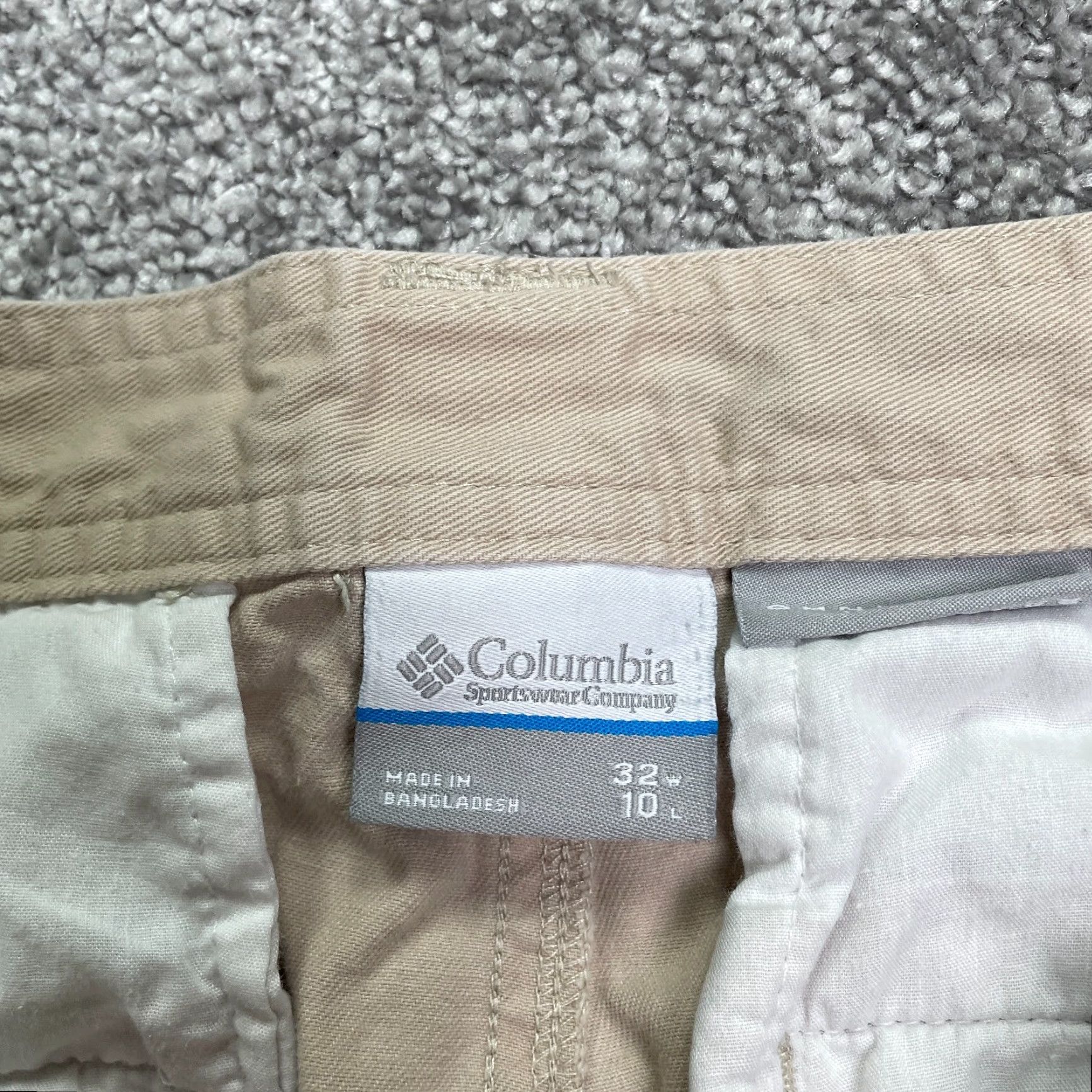 Vintage Columbia Cargo Shorts Men 32W 10L Beige Cotton Outdoor Casual Size US 32 / EU 48 - 6 Thumbnail