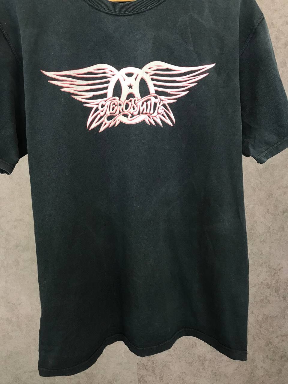 Band Tees Aerosmith 2007 rock band tour tee Size US L / EU 52-54 / 3 - 6 Thumbnail