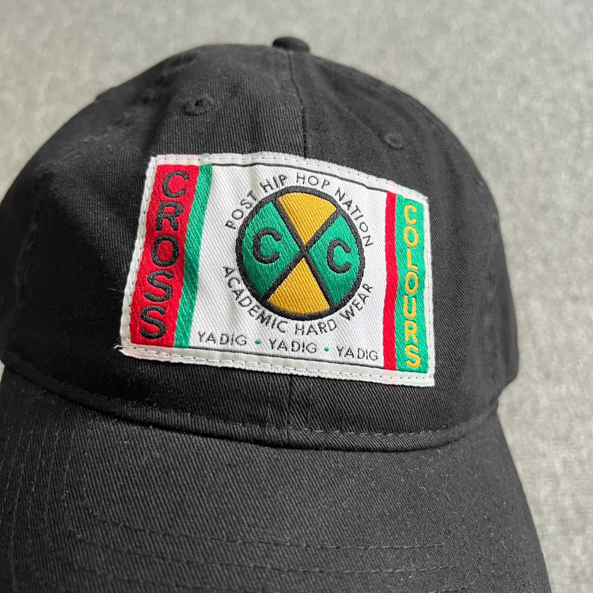 Cross Colours Cross Colours washedembroidered curved brim baseball cap Q7 Size ONE SIZE - 2 Thumbnail