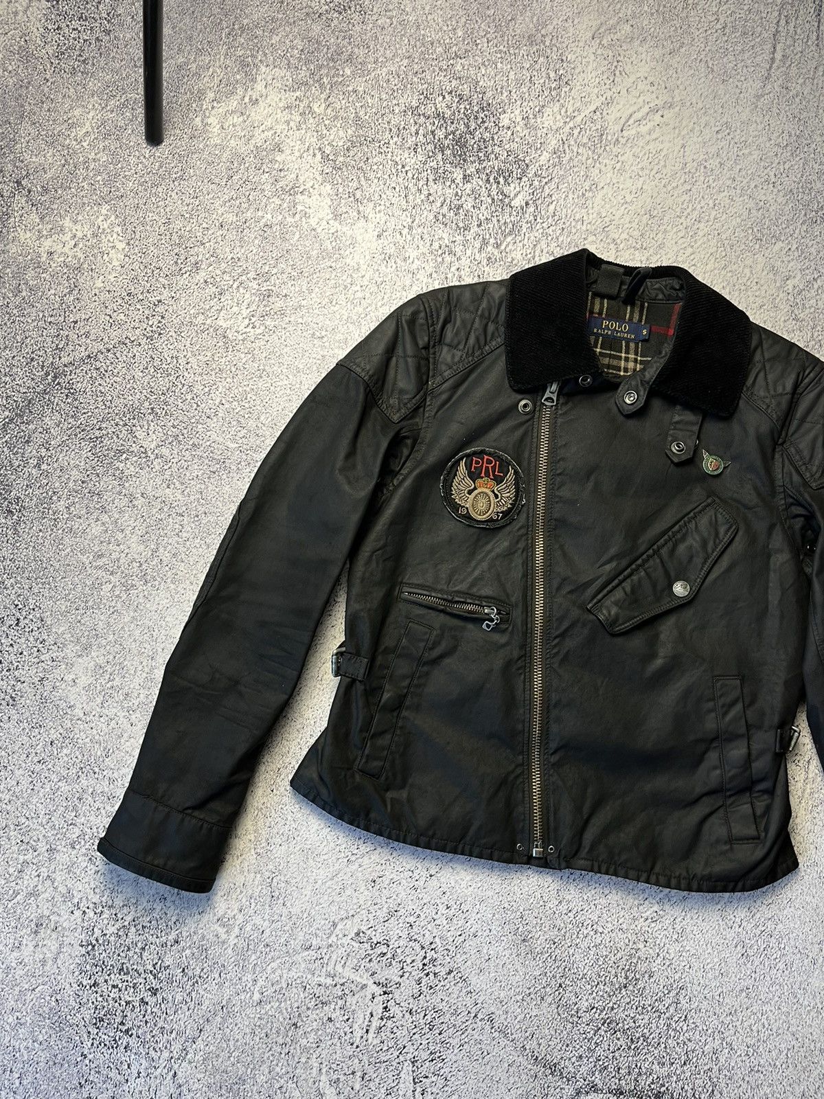 Polo Ralph Lauren Polo Ralph Lauren Double Riders Oiled Leather Jacket Size US S / EU 44-46 / 1 - 2 Thumbnail