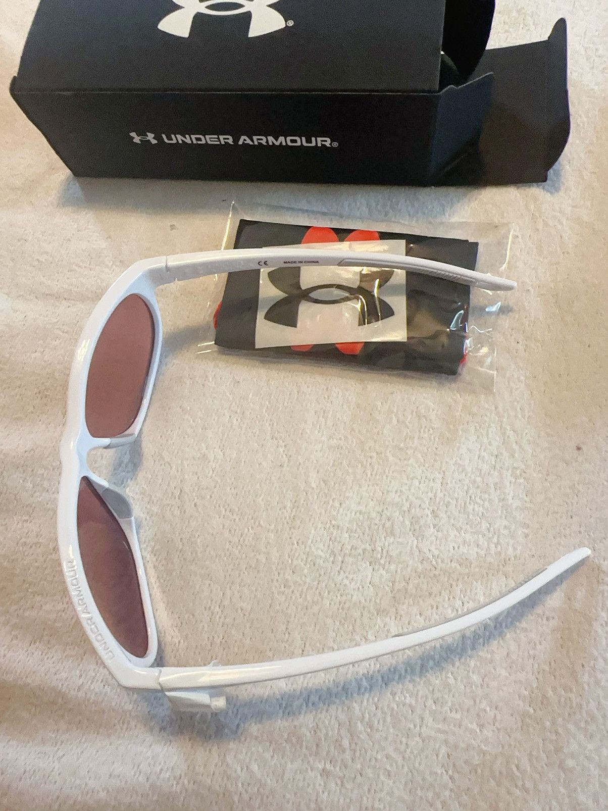Under Armour Under Armour UA Intensity OHYM PC Oval Sunglasses pink lens Size ONE SIZE - 9 Thumbnail