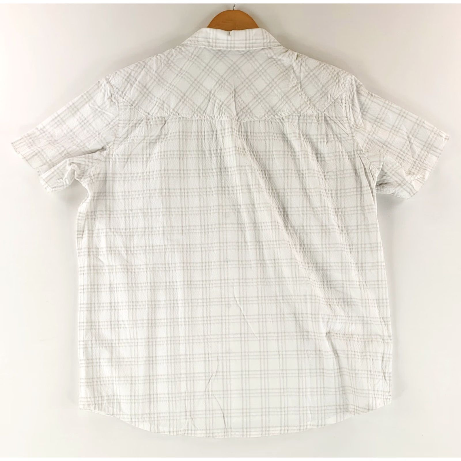 Vintage Stio Shirt Short Sleeve Pearl Snap White Chest Pockets Mens XL Size US XL / EU 56 / 4 - 3 Thumbnail