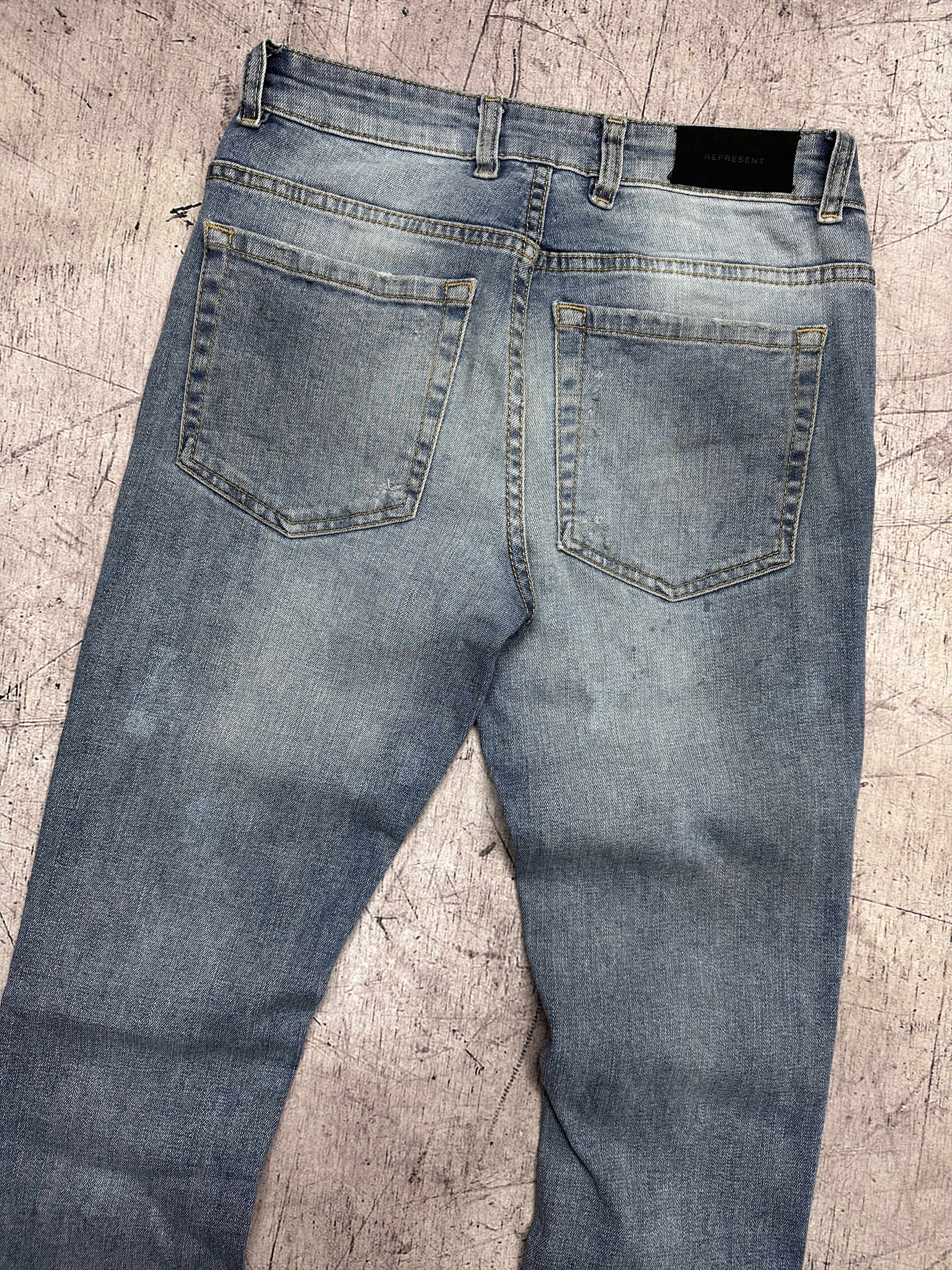 Represent Clo. Represent Mens Biker Jeans Denim Pants Size US 28 / EU 44 - 9 Thumbnail