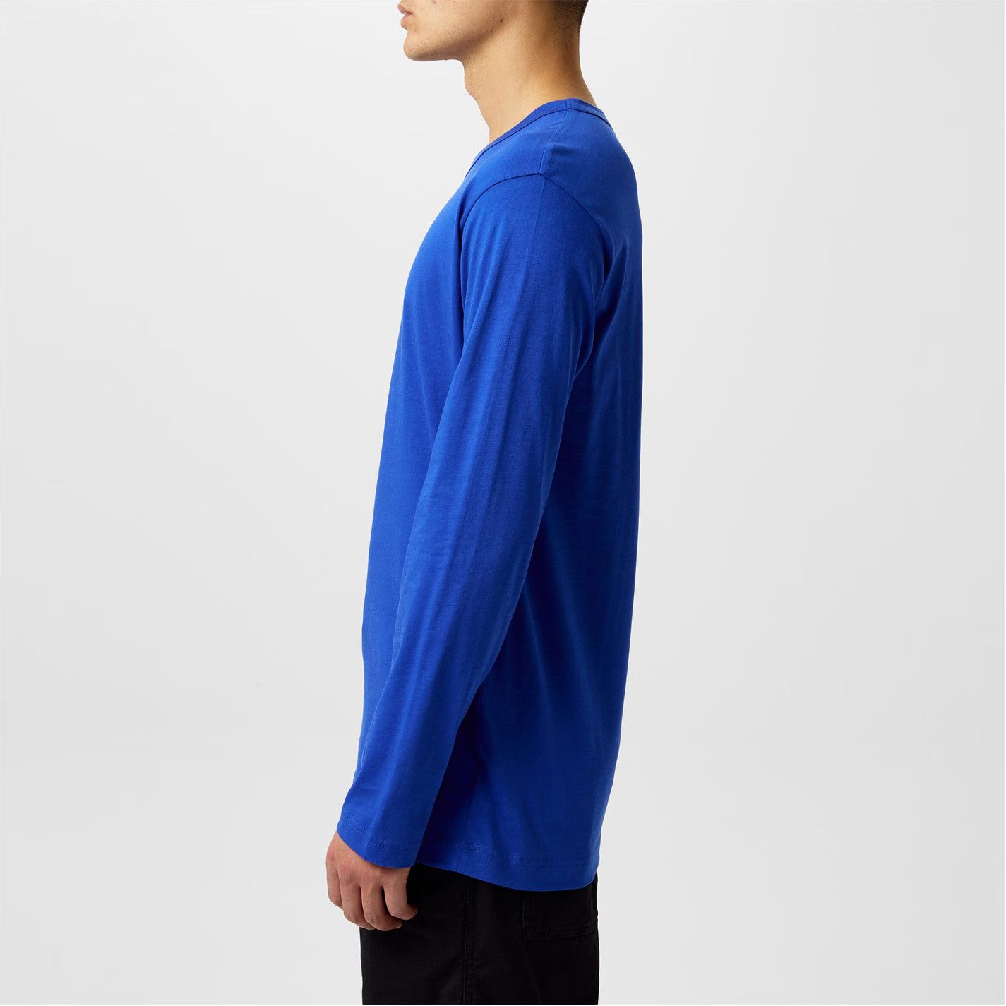 Comme des Garcons SHIRT o1g2r1mq0426 Back Logo Long Sleeve T-Shirt in Blue Size US M / EU 48-50 / 2 - 5 Thumbnail