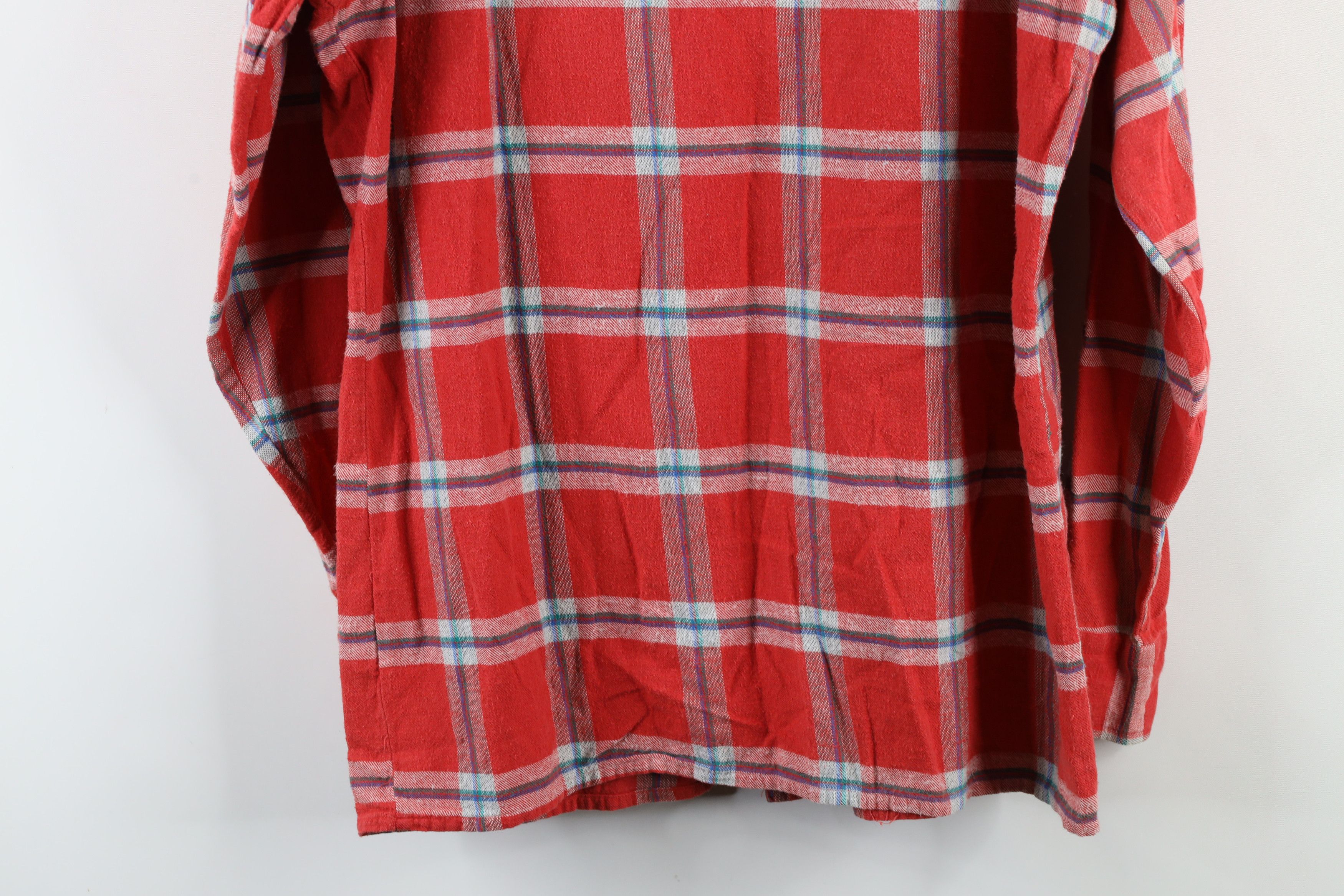 Vintage Vintage 70s Streetwear Flannel Collared Button Shirt Plaid Size US M / EU 48-50 / 2 - 10 Thumbnail