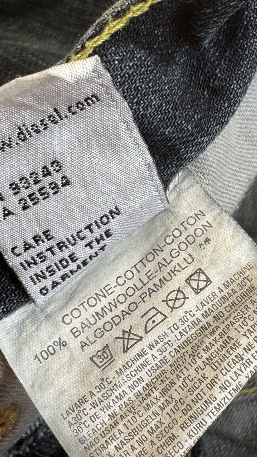 Japanese Brand Flared Diesel Y2K vintage washed denim distressed Jeans Size US 34 / EU 50 - 7 Thumbnail