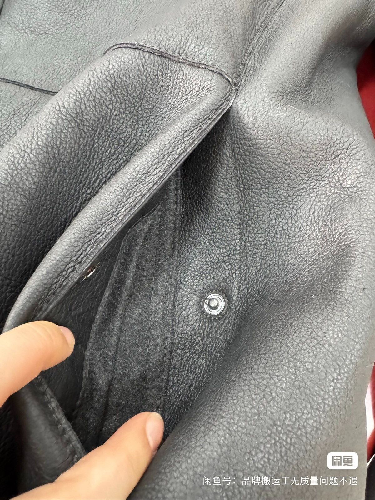 Emporio Armani EMPORIO ARMANI leather fur jacket coat Size US L / EU 52-54 / 3 - 5 Thumbnail