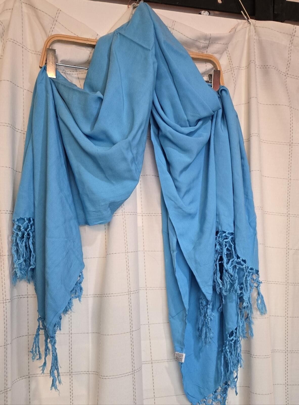 Other Blue Scarf Size ONE SIZE - 1 Thumbnail