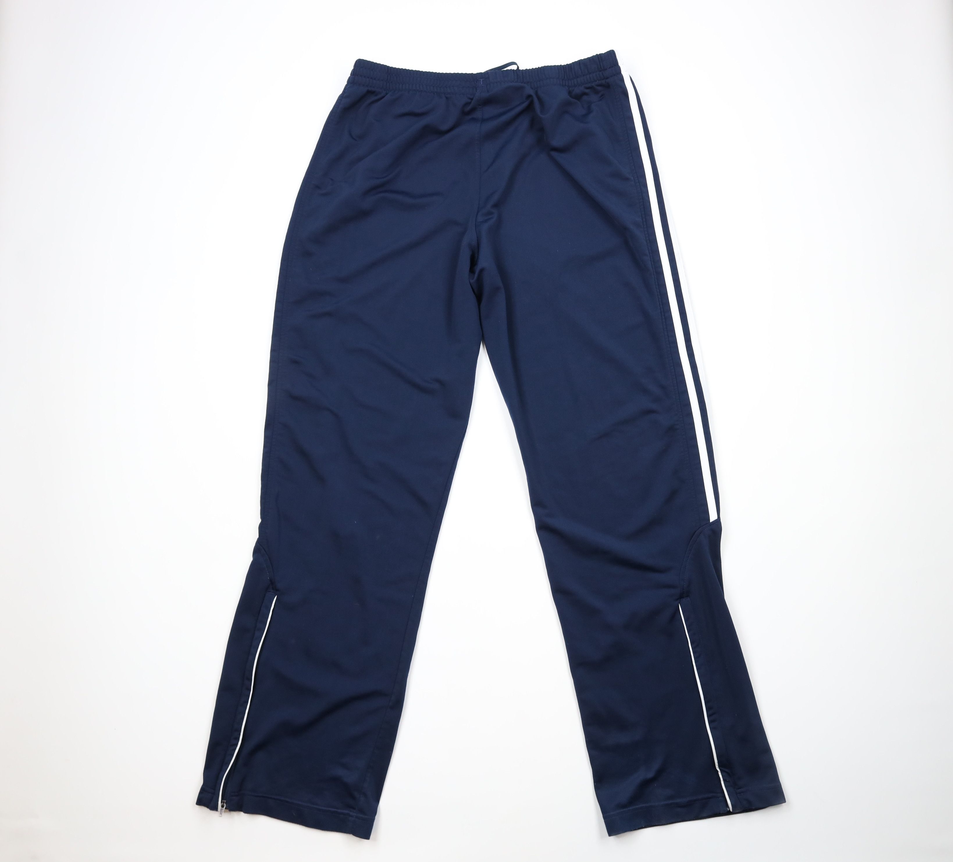 Adidas × Vintage Vintage Adidas Out Striped Wide Leg Sweatpants Pants Blue Size US 38 / EU 54 - 10 Thumbnail