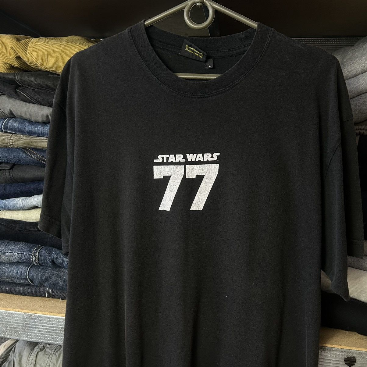 Star Wars Vintage Star Wars Darth Vader 77 big logo movie tee size L Size US L / EU 52-54 / 3 - 3 Thumbnail