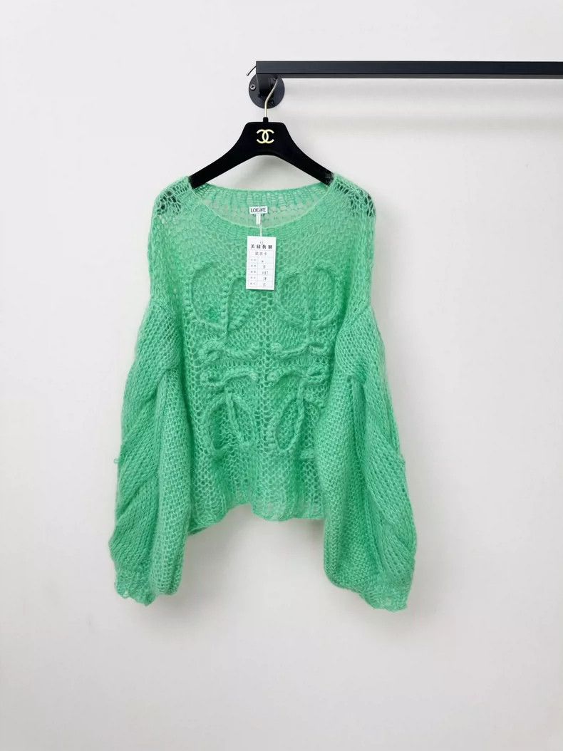Loewe LOEWE Knitted openwork sweater Size S / US 4 / IT 40 - 1 Thumbnail