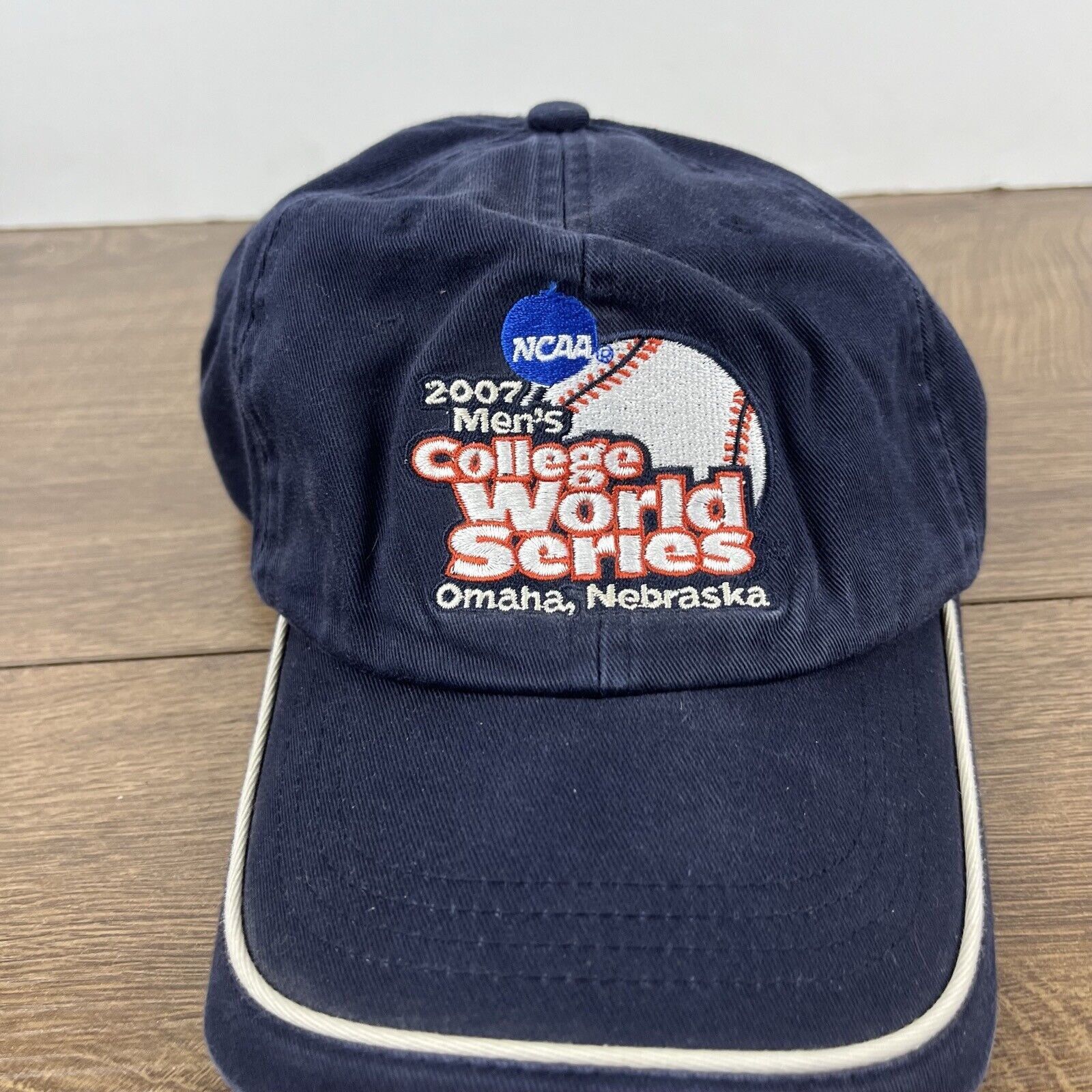 Other 2007 Mens College World Series Hat Blue Cap Adjustable Blue Size ONE SIZE - 6 Thumbnail