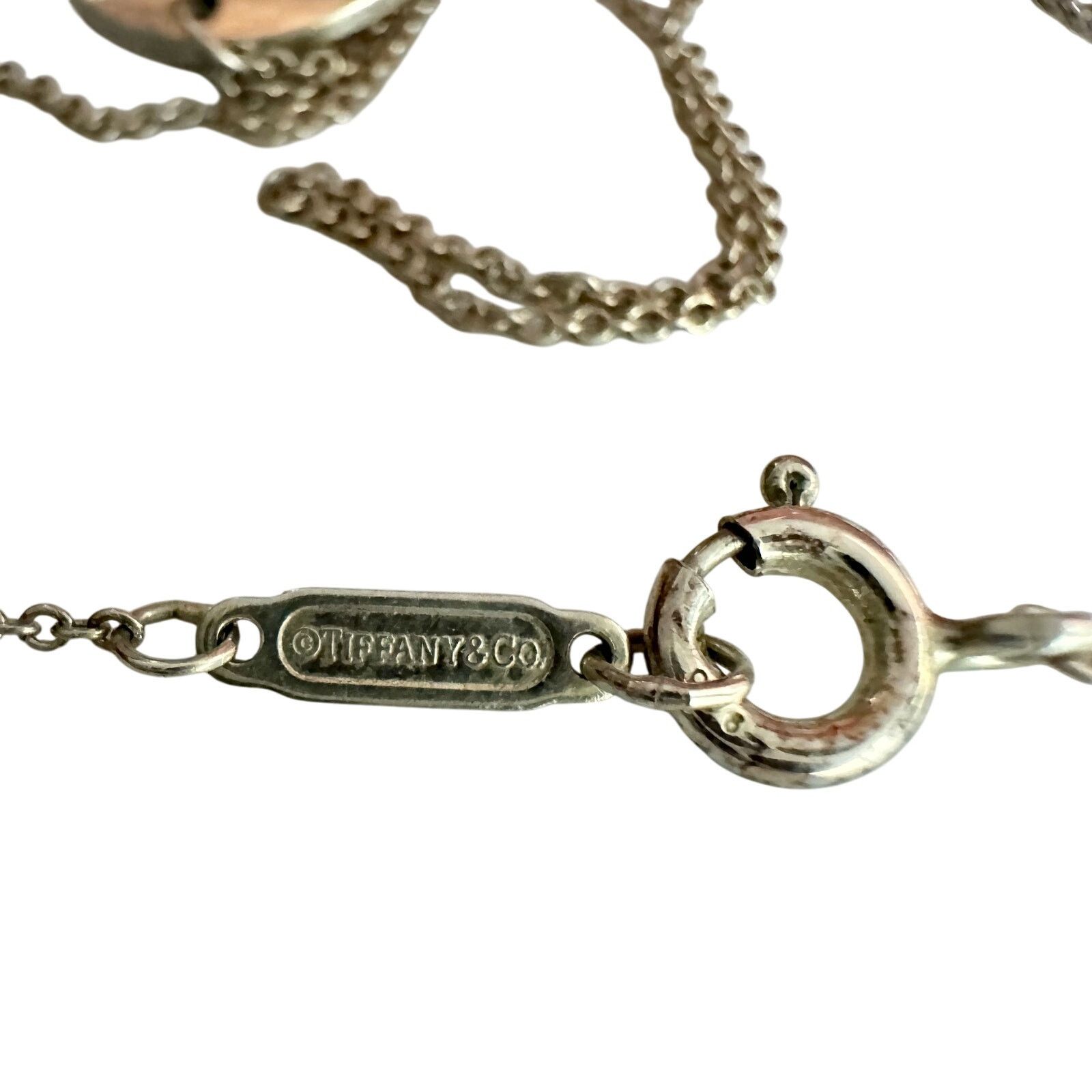 Tiffany & Co. Tiffany & Co. 2 Heart Necklace Stencil Heart w Cutout Heart Size ONE SIZE - 15 Thumbnail
