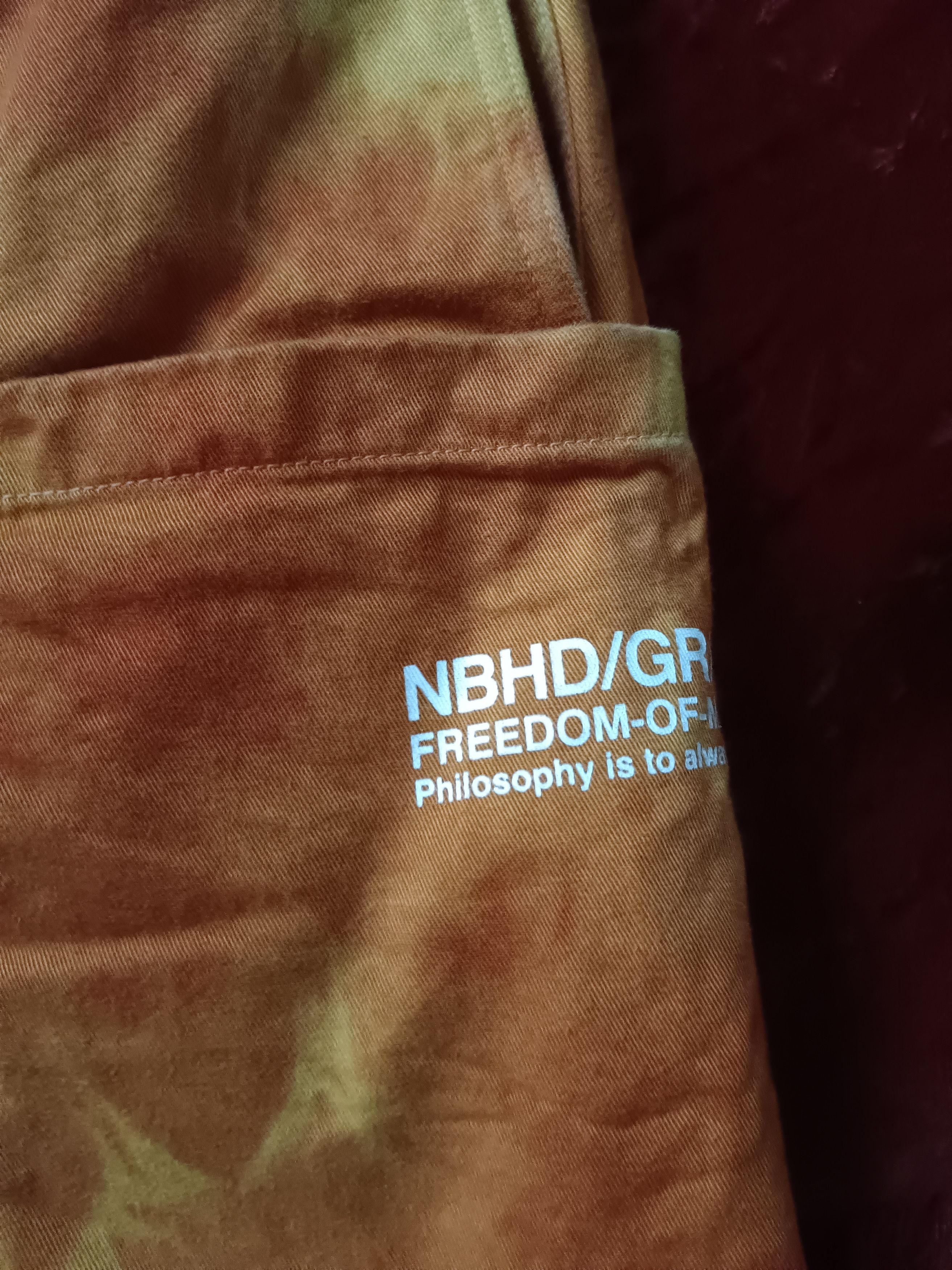 Neighborhood Gramicci Orange Tie-Dye Short Size US 34 / EU 50 - 3 Thumbnail