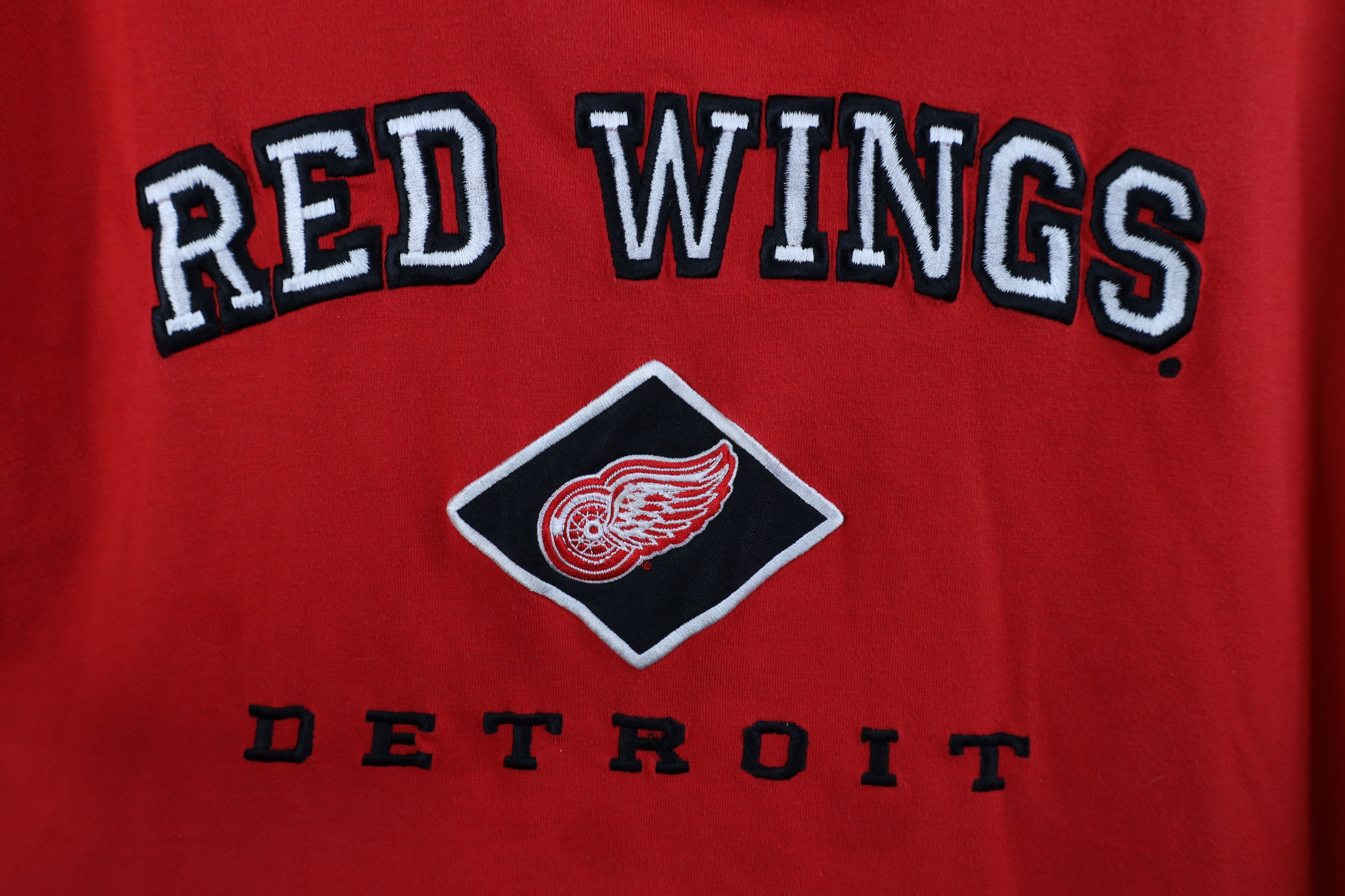 Vintage Vintage 90s Cut Off Detroit Red Wings Hockey Jersey T-Shirt Size US XXL / EU 58 / 5 - 5 Thumbnail