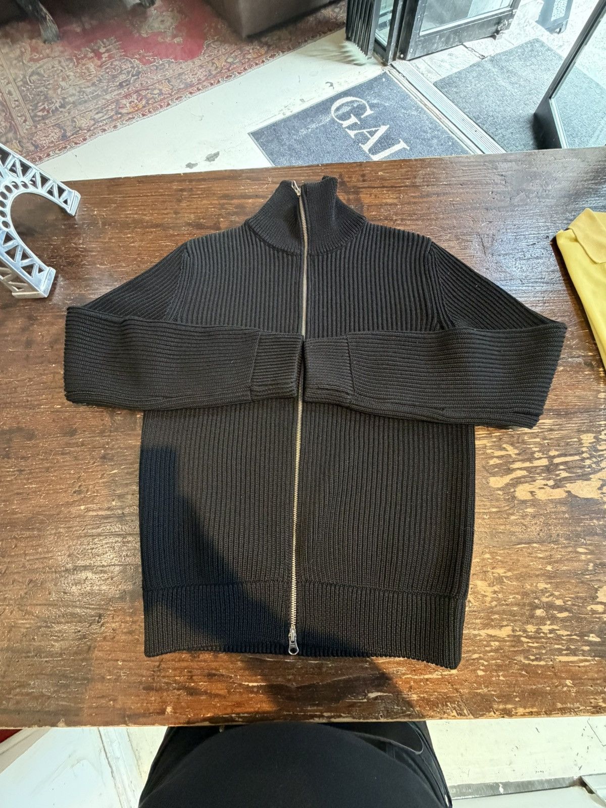 Maison Margiela ✨ Maison Margiela- Iconic Ribbed Knit Driver’s Jacket ✨ Size US S / EU 44-46 / 1 - 2 Thumbnail