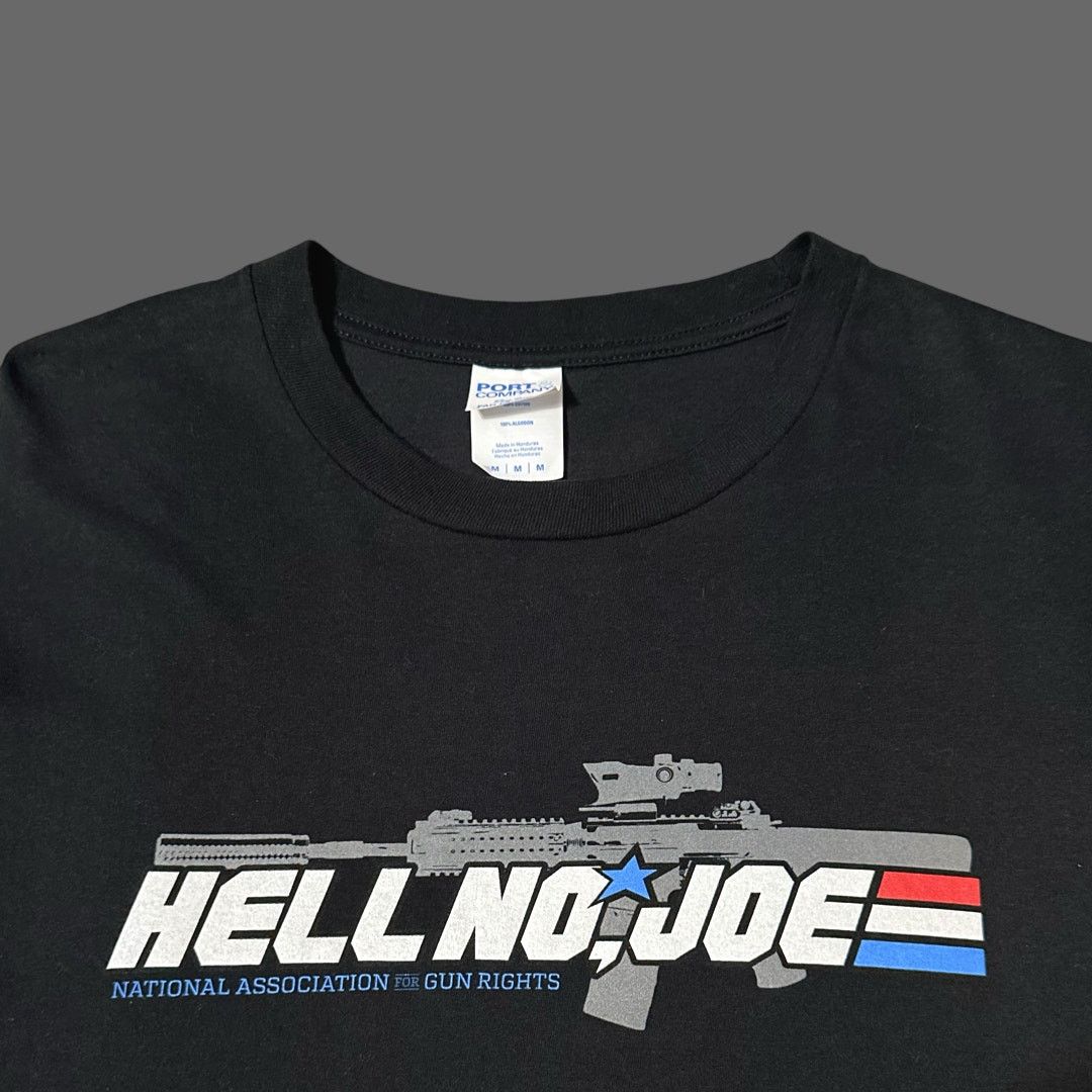 Other Hell No Joe! 2A 2nd Amendment Black Graphic Tee Size M Size US M / EU 48-50 / 2 - 2 Thumbnail