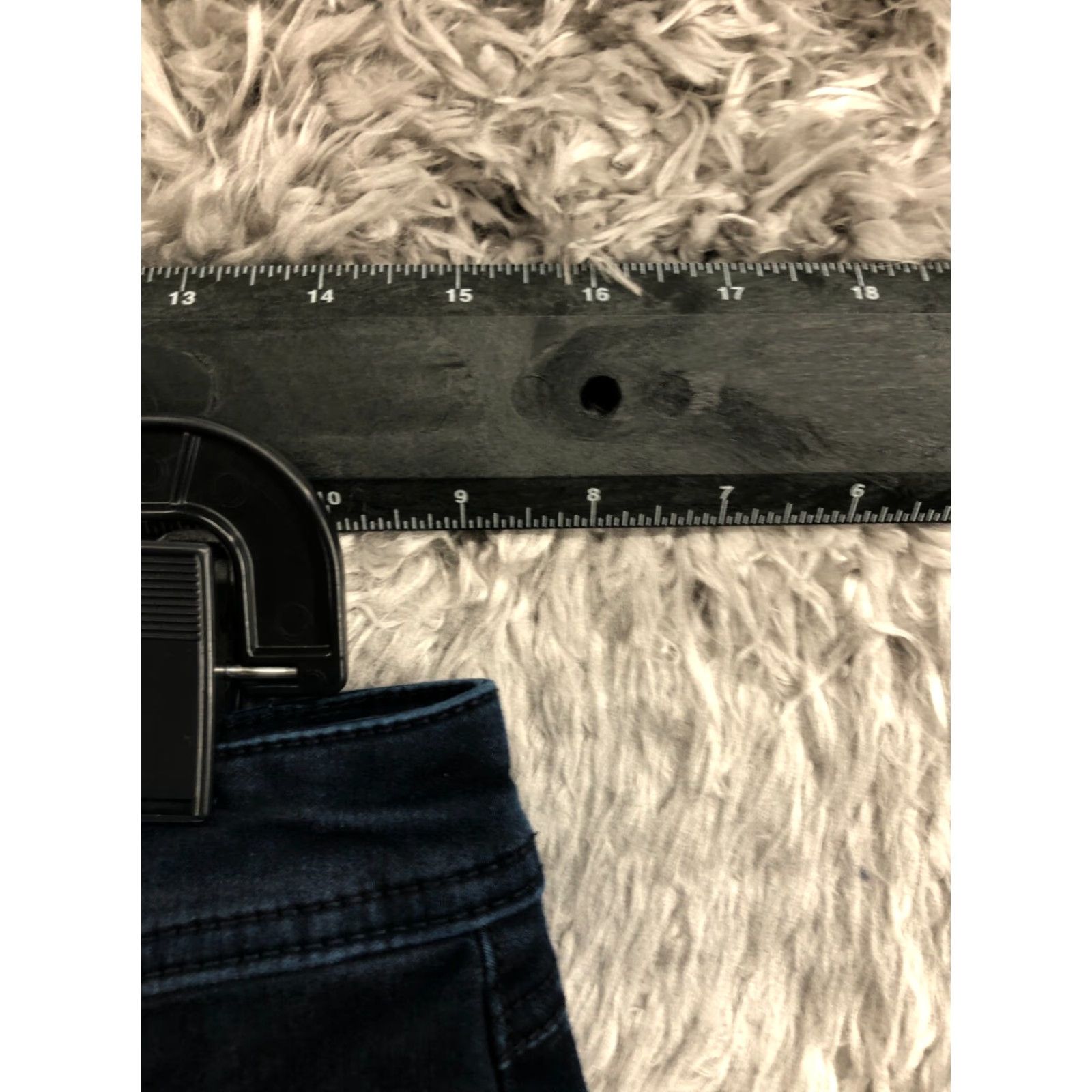 Vintage Roz & Ali Jeans Size 6 Womens Dark Wash Blue Denim Capri 5-Pocket Regular Rise Cotton Jeans Size 28" / US 6 / IT 42 - 2 Thumbnail