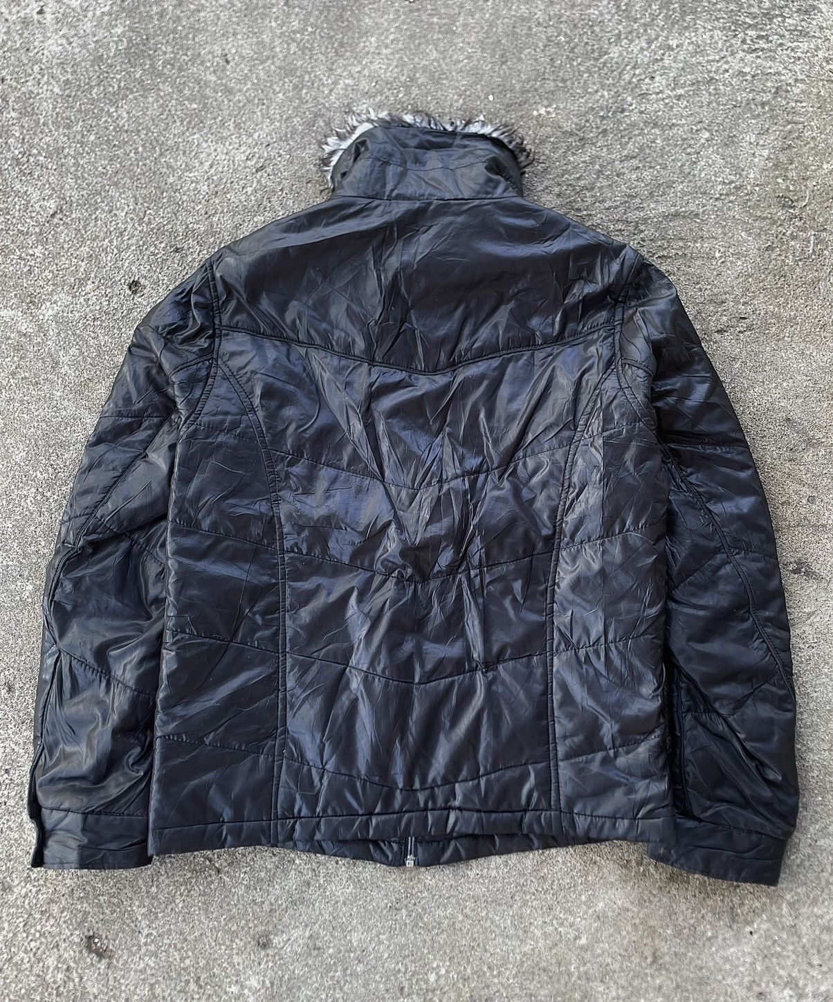 Japanese Mossimo Faux Fur Vkei Style Jacket