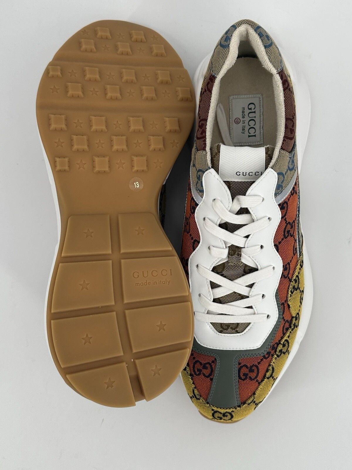 Gucci Size-UK-13/EU-47/US-14 New Gucci rhyton Men's Sneakers Size US 14 / EU 47 - 8 Thumbnail