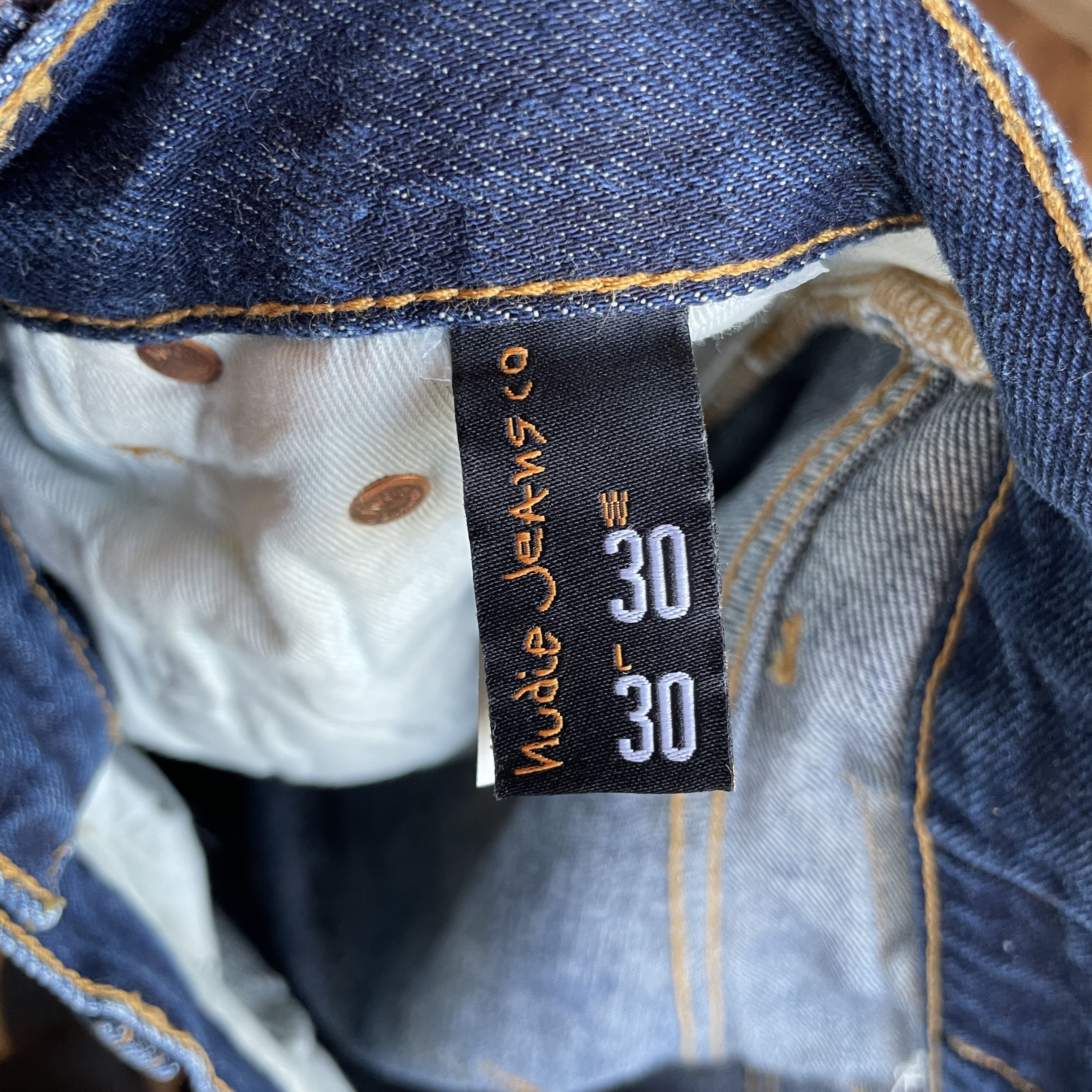 Nudie Jeans Nudie Jeans Gritty Jackson Mutual Worn Denim Size 30x25 Size US 30 / EU 46 - 11 Thumbnail