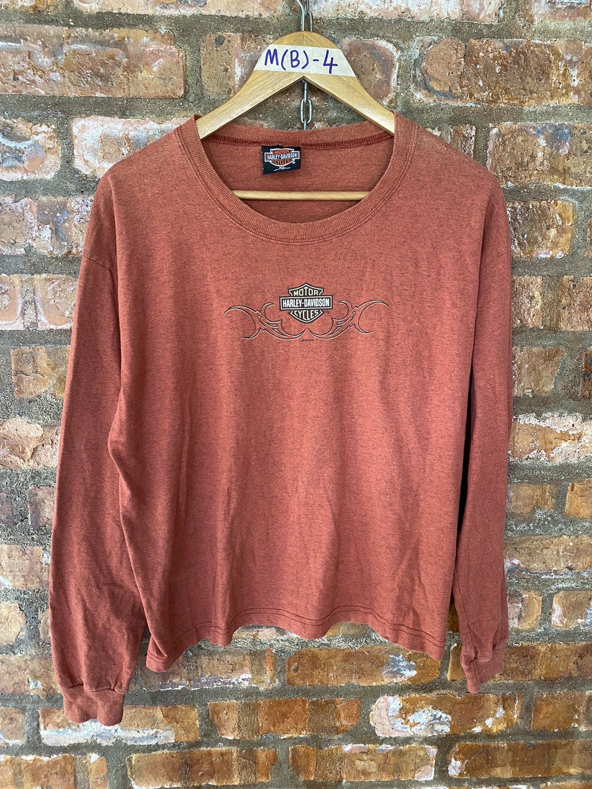 Harley Davidson × Vintage 1998 Harley Center fire flame Size US M / EU 48-50 / 2 - 2 Thumbnail