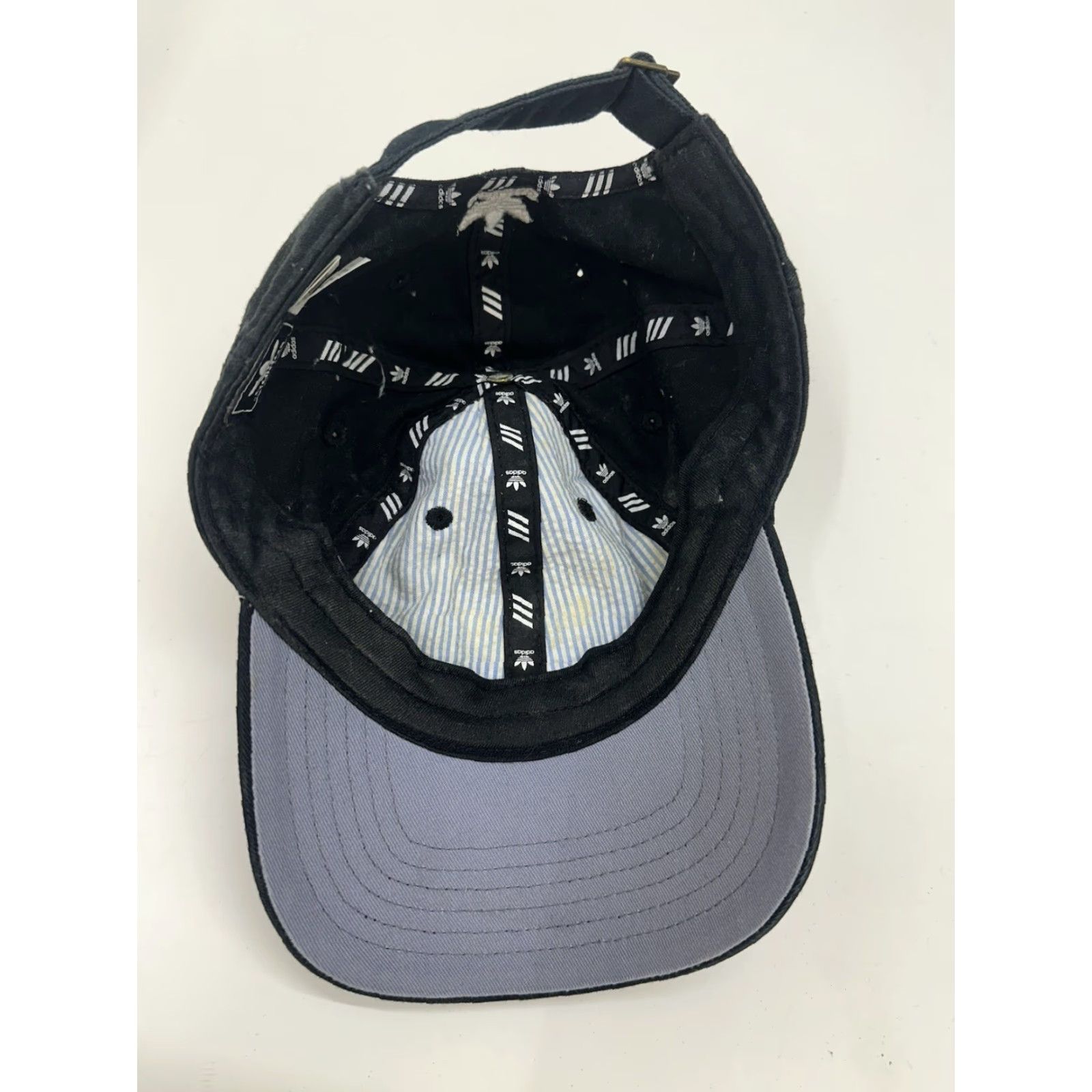Adidas Adidas Baseball Hat Adjustable Black Logo Cap Mens One Size Cotton Cap Black Logo Baseball Cap Adjustable Men Age Group: Adult (if applicable) Size ONE SIZE - 3 Thumbnail