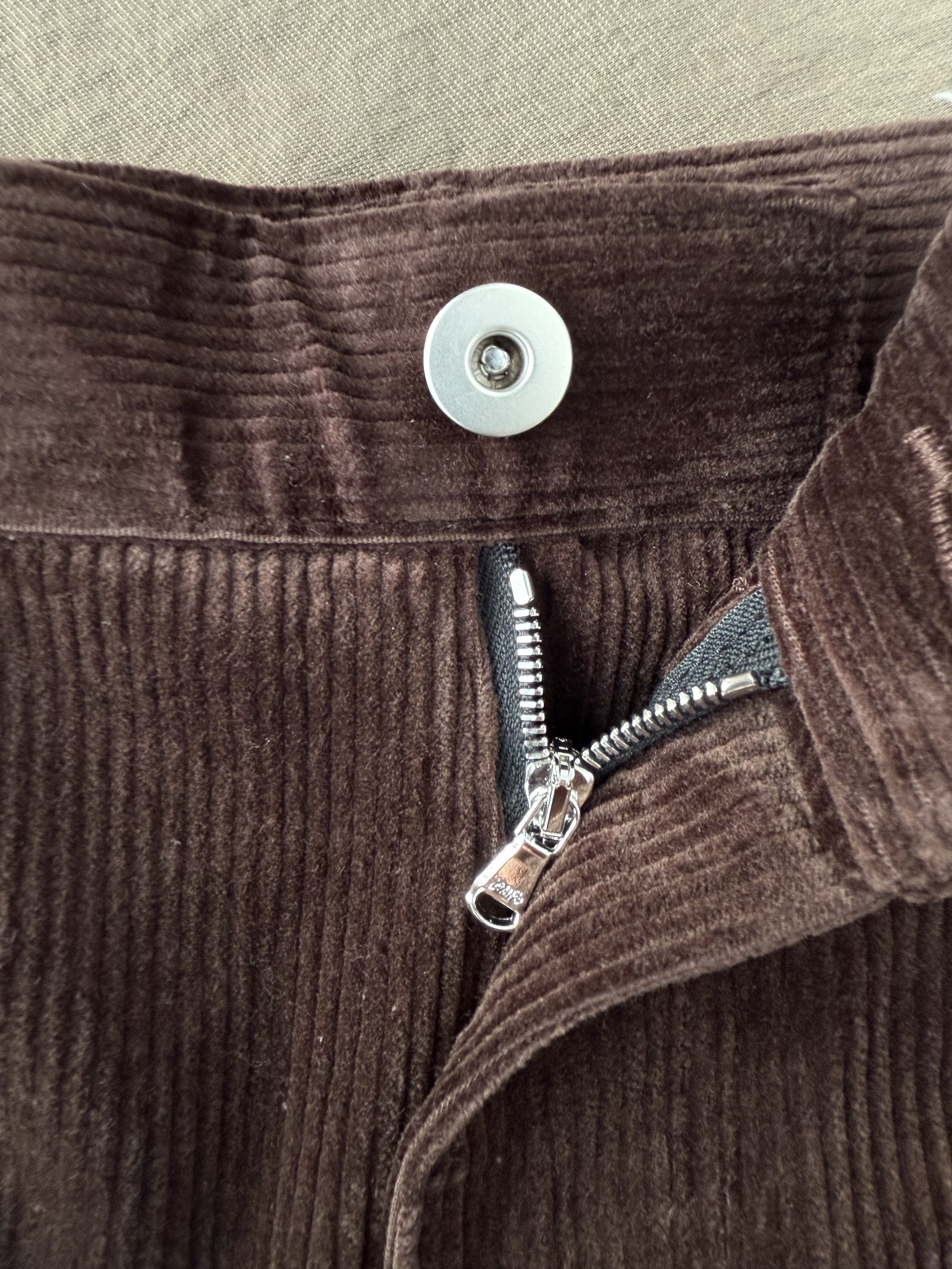 Vuja De VUJADE JUDE CORDUROY TROUSERS IN TOBACCO BROWN Size US 32 / EU 48 - 4 Thumbnail