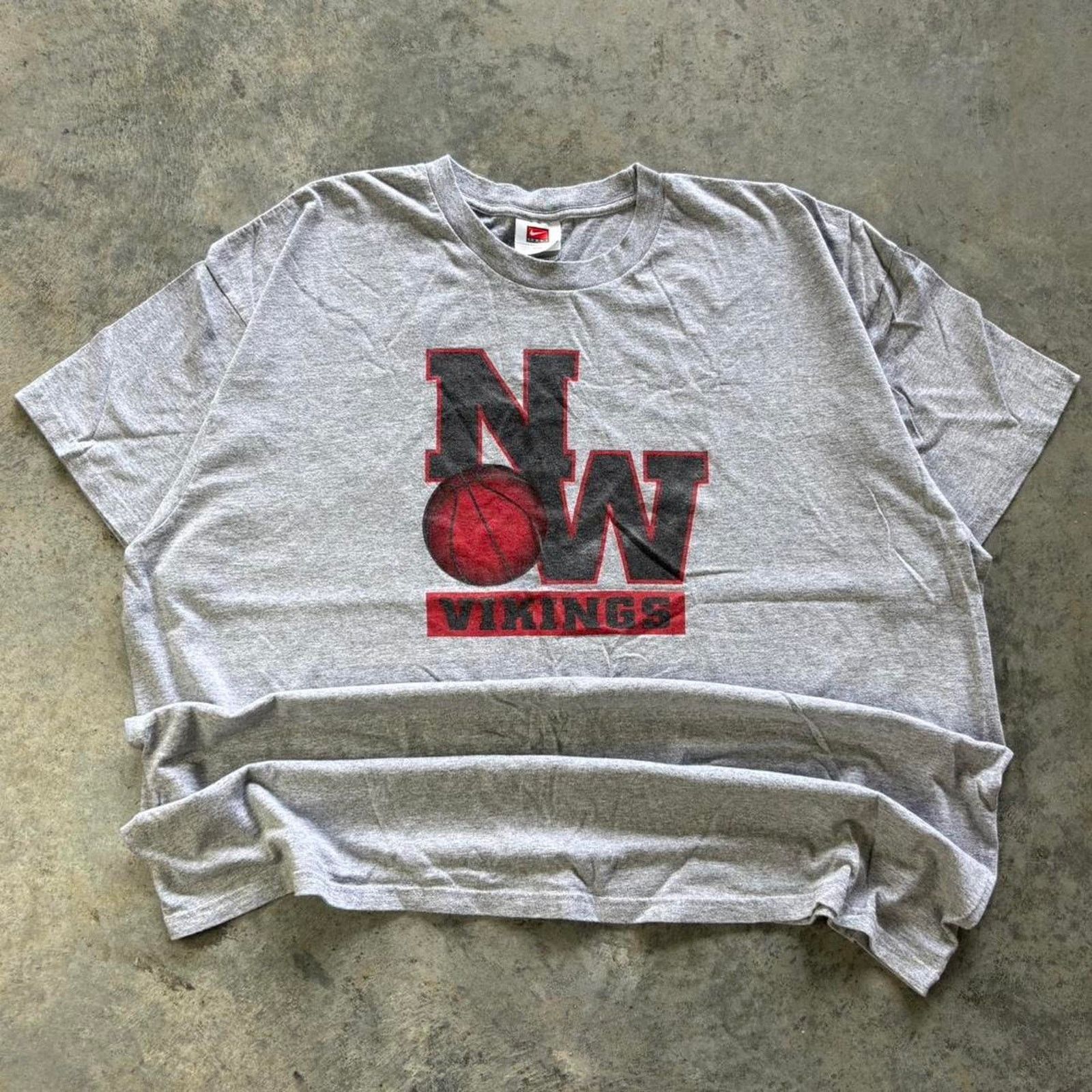 Nike × Vintage 90s Nike Basketball T-shirt Size US XXL / EU 58 / 5 - 1 Thumbnail