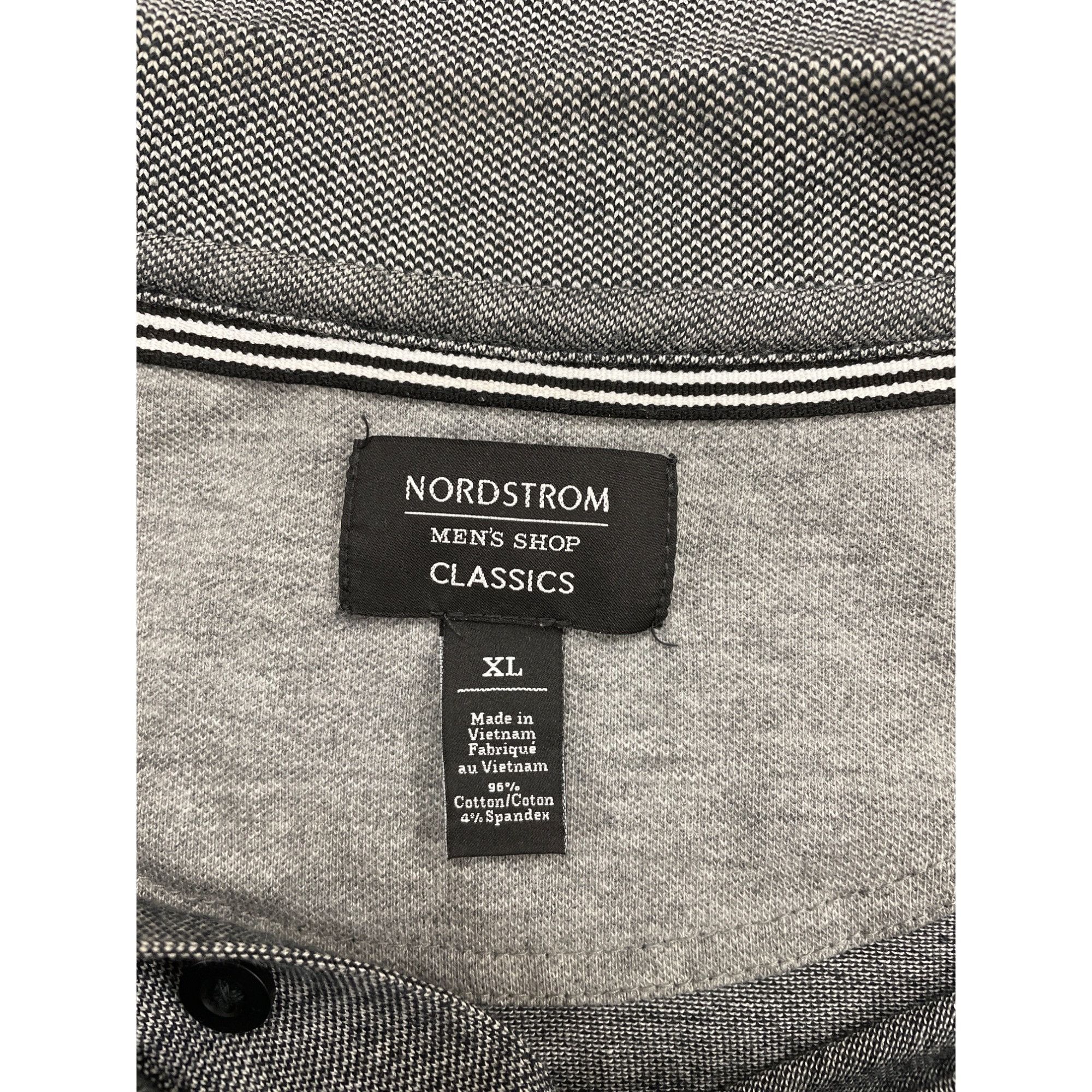 Other Nordstrom Men's Shop Classics Gray Polo Shirt Size XL SKU 12 Size US XL / EU 56 / 4 - 4 Thumbnail