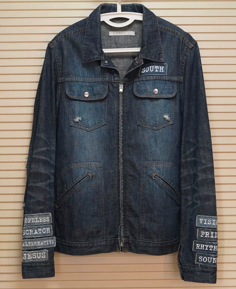 Number (N)ine Number (N)ine Sload Denim Jacket Coat 02SS 2503-Nextarrow Size US L / EU 52-54 / 3 - 2 Thumbnail