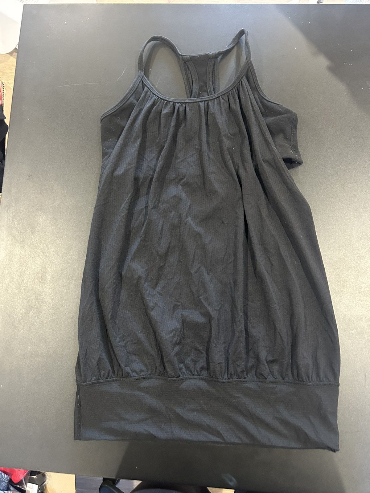 Lululemon Lululemon Loose Fit Black RacerbackTank w/ Built in Bra Size M / US 6-8 / IT 42-44 - 2 Thumbnail