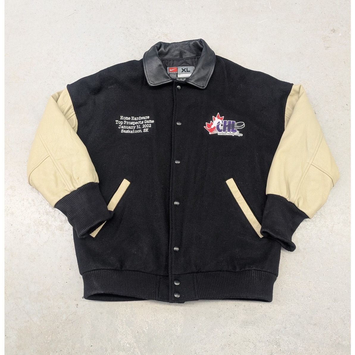 Nike × Vintage Y2K 2002 Canadian Hockey League Top Prospects Nike Jacket Size US M / EU 48-50 / 2 - 1 Thumbnail