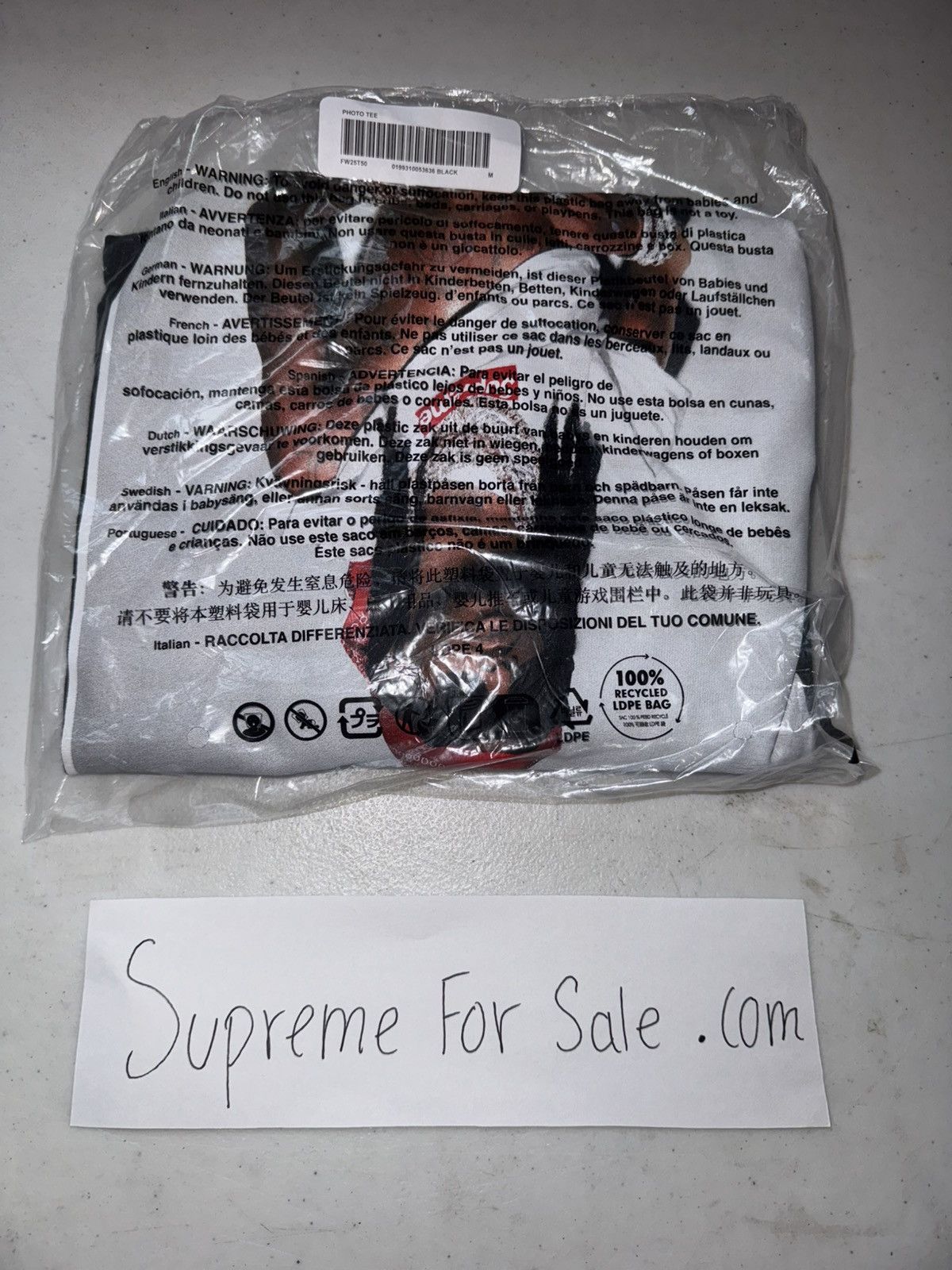 Supreme Supreme Playboi Carti Tee Size US M / EU 48-50 / 2 - 2 Thumbnail