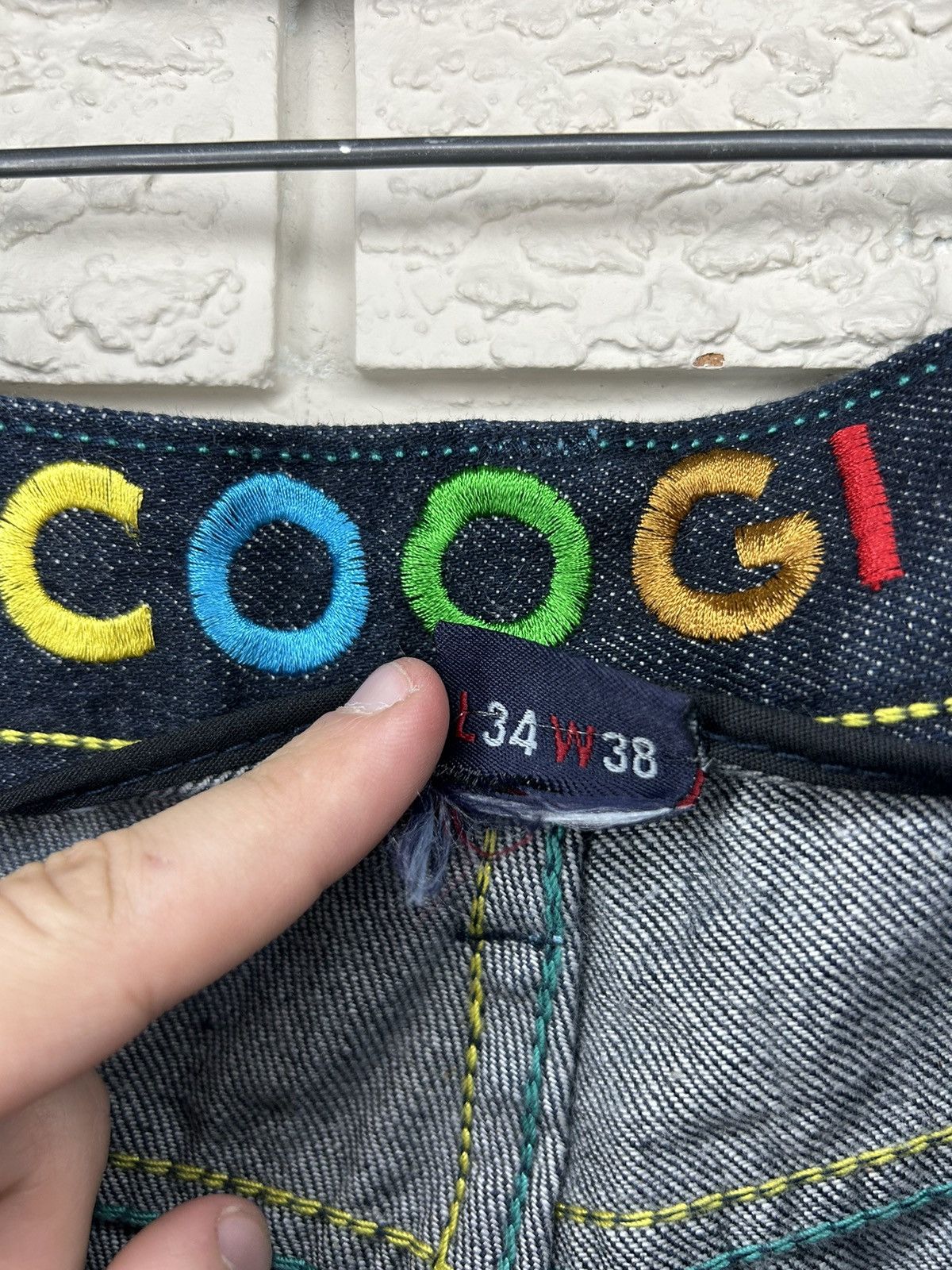 Coogi × Vintage Vintage Coogi Embroidered Baggy Denim Shorts Size US 35 - 8 Thumbnail
