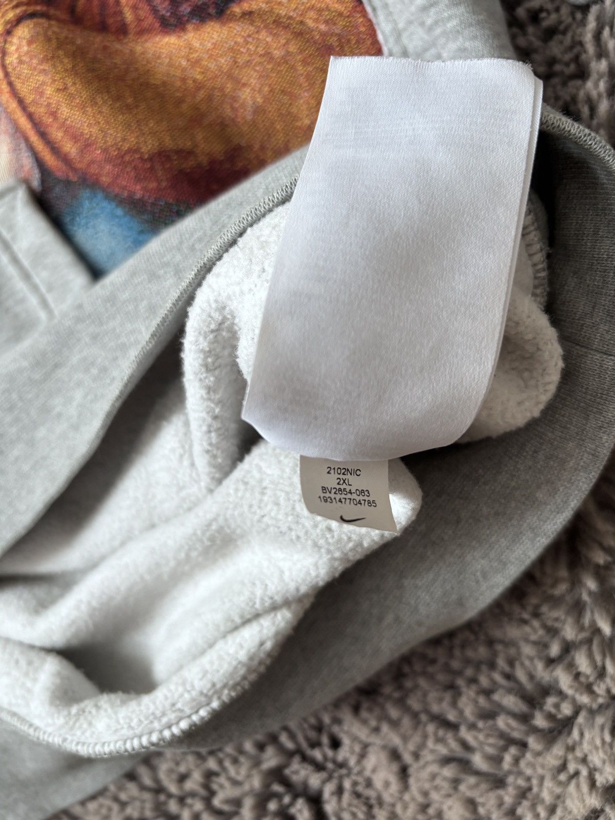 Nike Nike Reworked Junya Watanabe style Jesus gray hoodie Size US XL / EU 56 / 4 - 7 Thumbnail