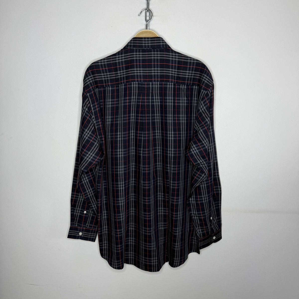 Burberry Burberry Nova Check Navy Checkered Shirt Button Up BRAND NEW Size US L / EU 52-54 / 3 - 12 Thumbnail