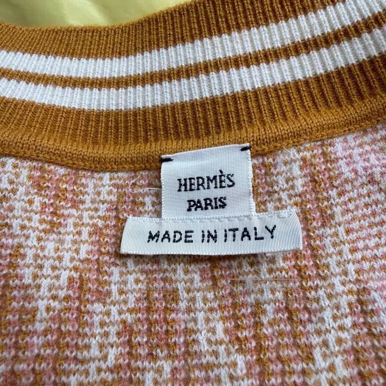 Hermes Hermes Orange coffee color rope pattern wool sweater Size XS / US 0-2 / IT 36-38 - 5 Thumbnail