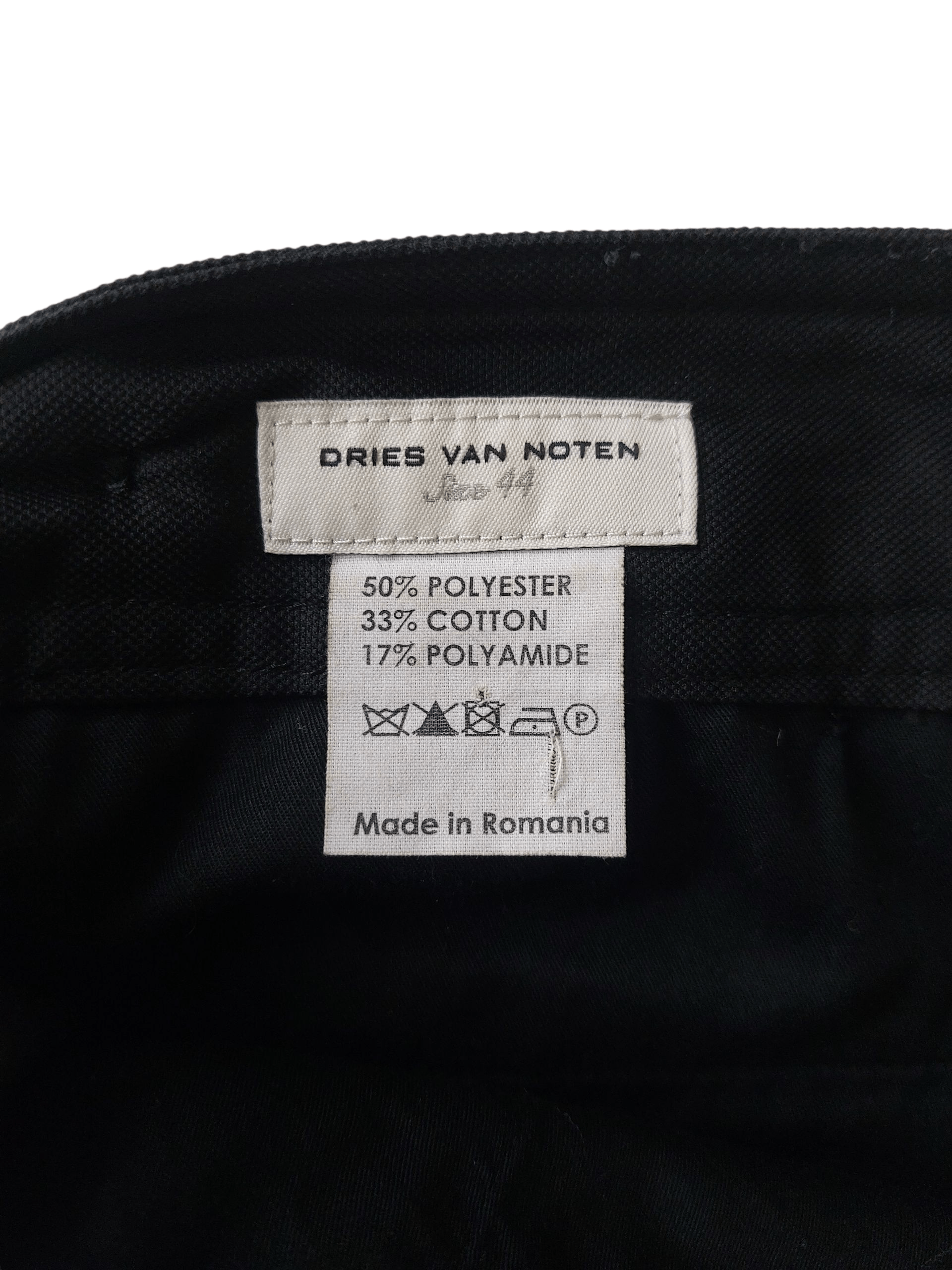 Dries Van Noten Dries Van Noten Black Bondage Strap Back Zipper Pants Size US 30 / EU 46 - 13 Thumbnail