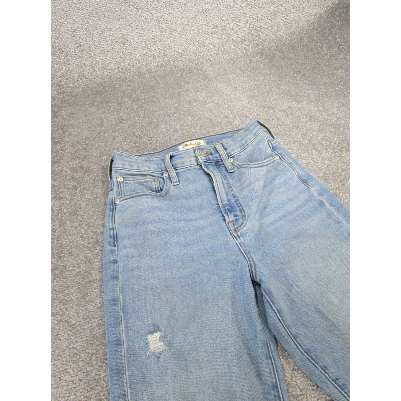 Madewell VINTAGE Madewell The Perfect Vintage Women's Jeans High Waist Light Wash Blue 24 Tapered Size 42" / US 20 - 7 Thumbnail